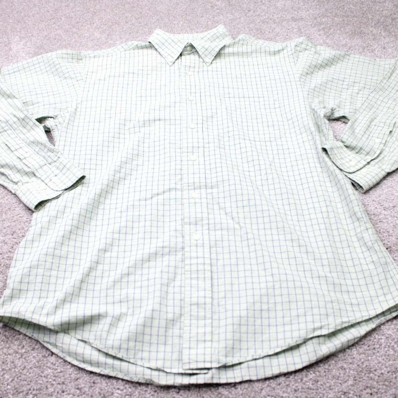 Brooks Brothers Brooks Brothers 346 Shirt Mens 16, 34/35 Green 100% Cotton Long Sleeve Button Down Collar, Regular Fit, Plaid, Dress Shirt, Club, Preppy Mens Shirt Size US L / EU 52-54 / 3 - 3 Thumbnail