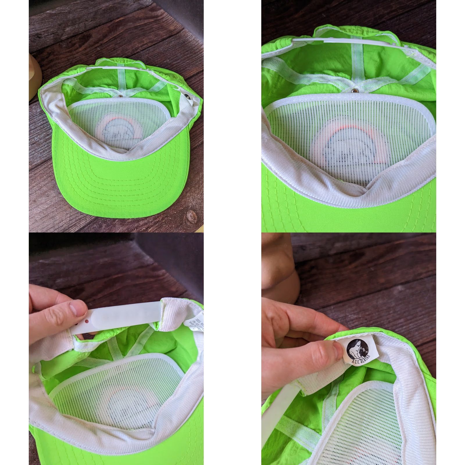 Vintage ACE Alaska Vintage Green Snapback Hat Mens One Size Green Hat Accessories Size ONE SIZE - 8 Thumbnail