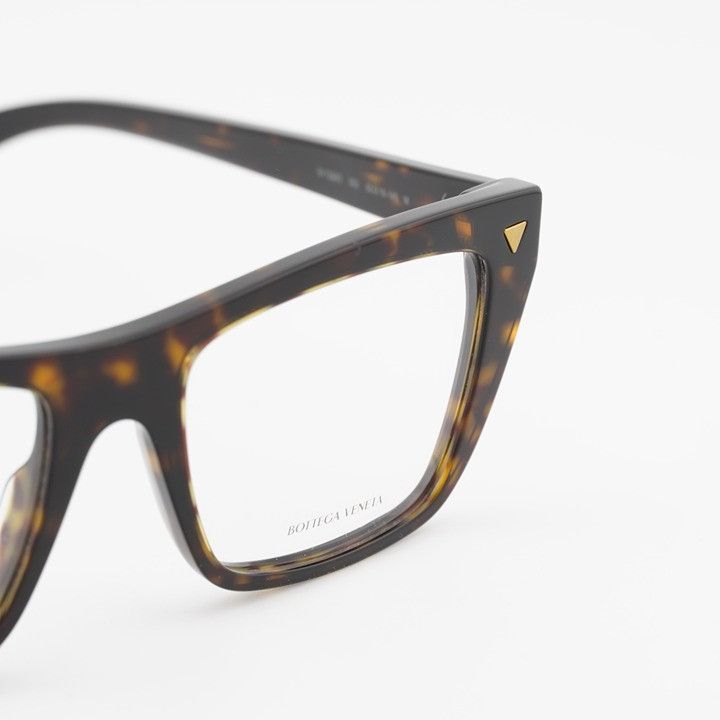 Bottega Veneta Bottega Veneta BV1258O 002 Eyeglasses Havana 53mm Rectangle Size ONE SIZE - 8 Thumbnail