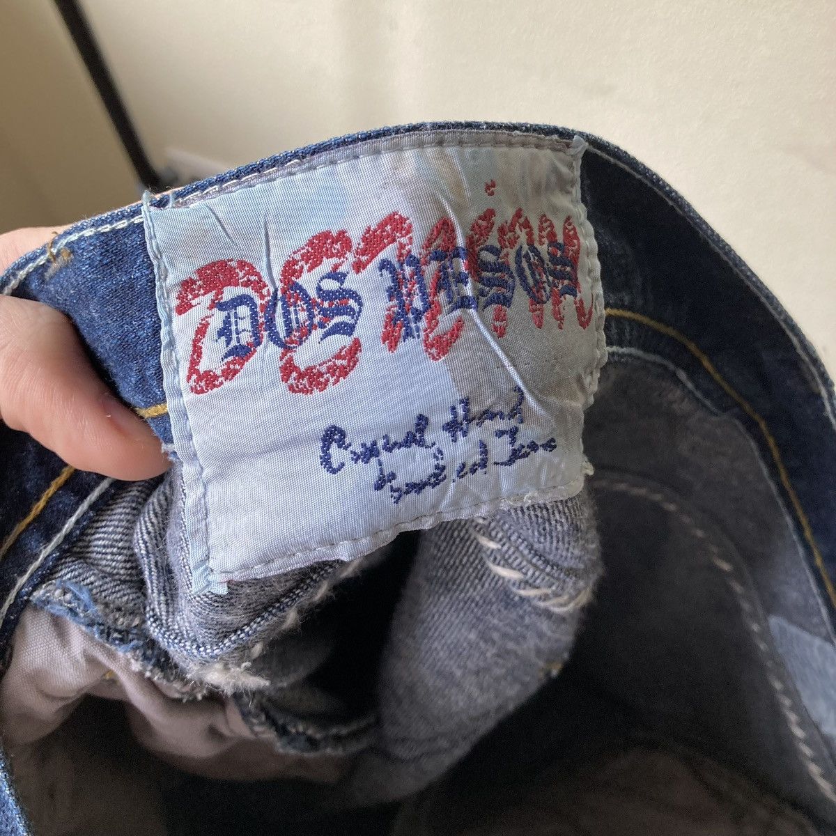 Vintage Avant Garde Denim Jeans Vintage Tim Burton Style Size US 29 - 6 Thumbnail