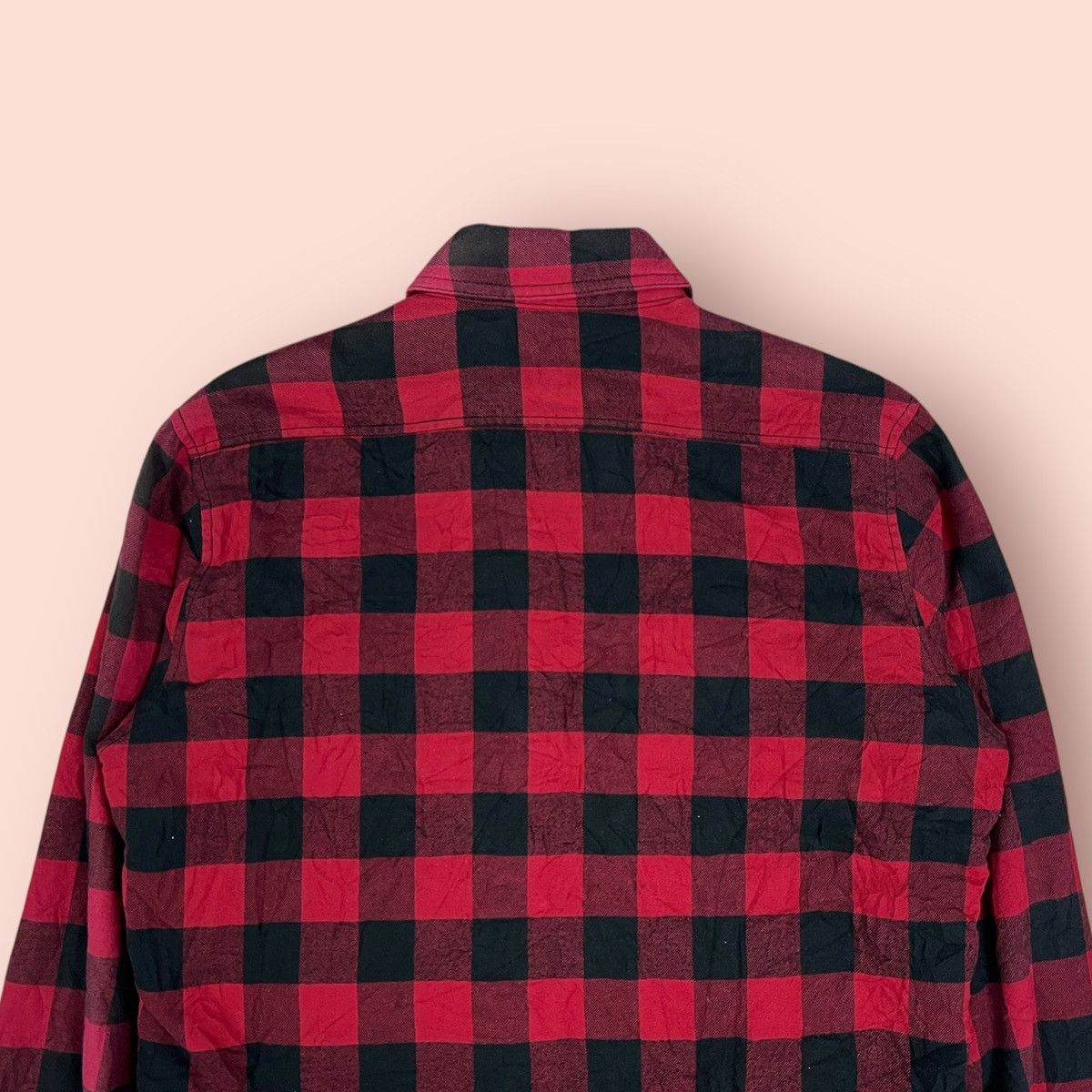 Flannel × Jun Takahashi × Uniqlo VINTAGE UNIQLO DOUBLE CHEST POCKET FLEECE LINING FLANNEL Size US L / EU 52-54 / 3 - 17 Thumbnail