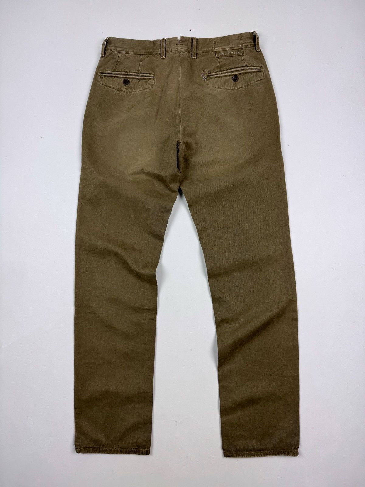 Incotex NWT Incotex Chino Olive Pants Size US 32 / EU 48 - 13 Thumbnail