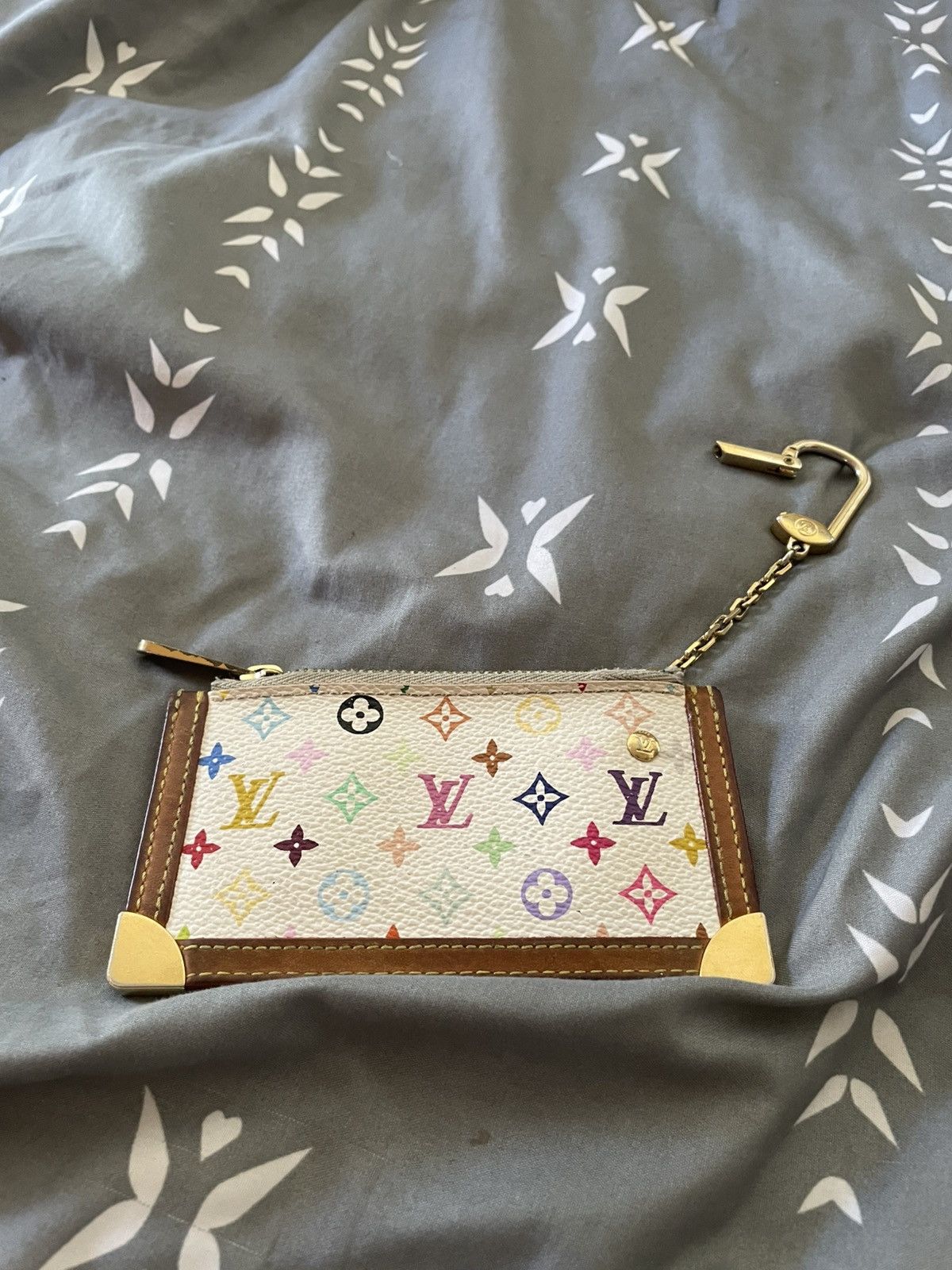 Louis Vuitton × Takashi Murakami Louis Vuitton Multicolor Monogram Key Pouch Wallet Size ONE SIZE - 1 Thumbnail
