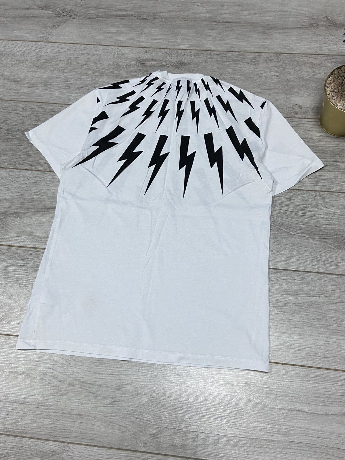 Neil Barrett Neil Barrett Lightning Bolt Print T Shirt Size US M / EU 48-50 / 2 - 12 Thumbnail