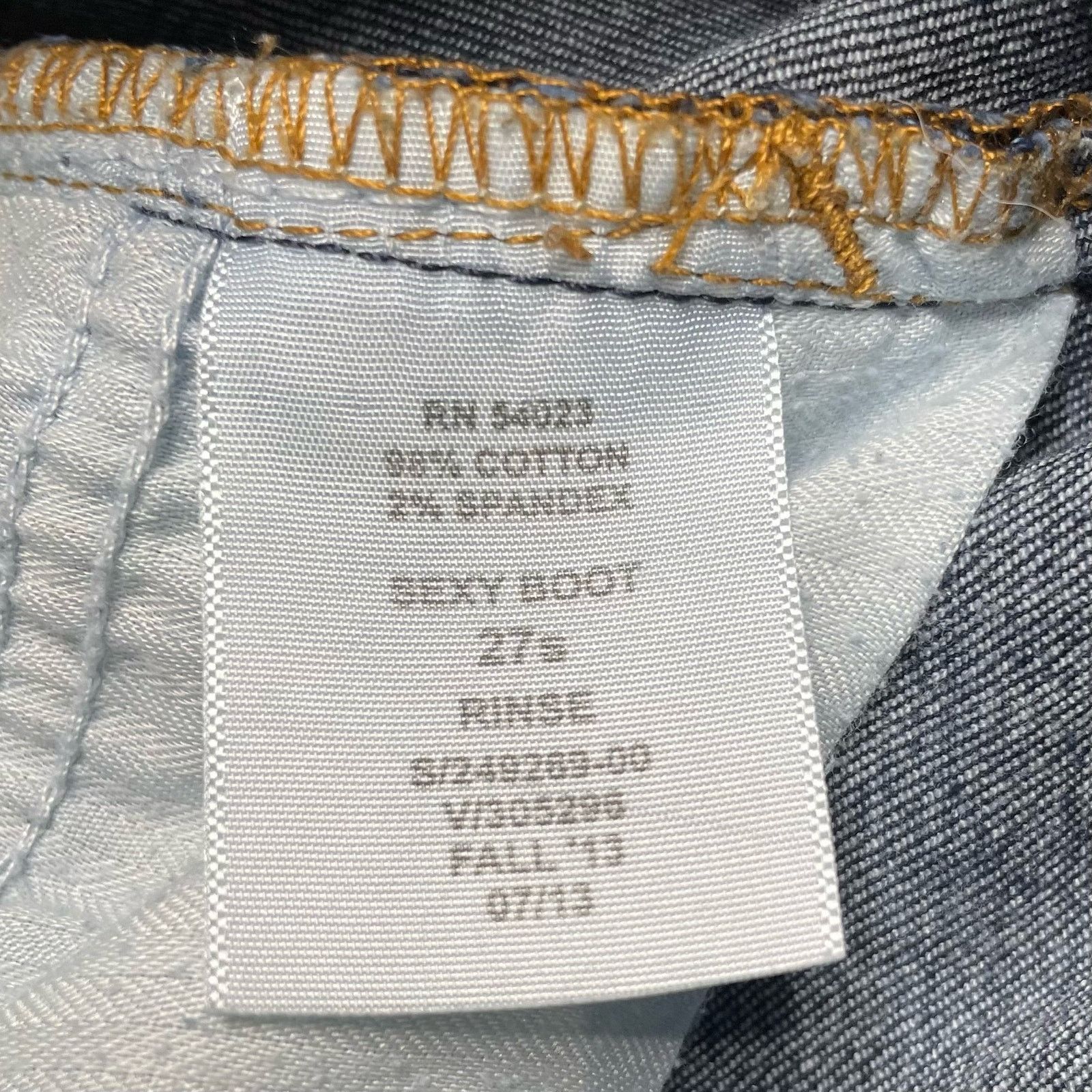Other 1969 Denim Sexy Boot Jeans Size 27" / US 4 / IT 40 - 6 Thumbnail