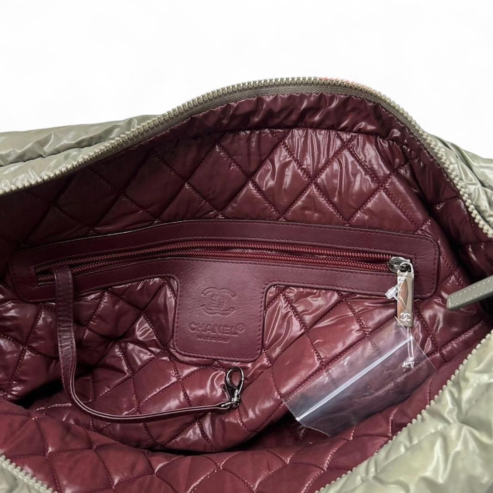 Chanel Chanel - Olive Green Puffer Tote Handbag Size ONE SIZE - 9 Thumbnail