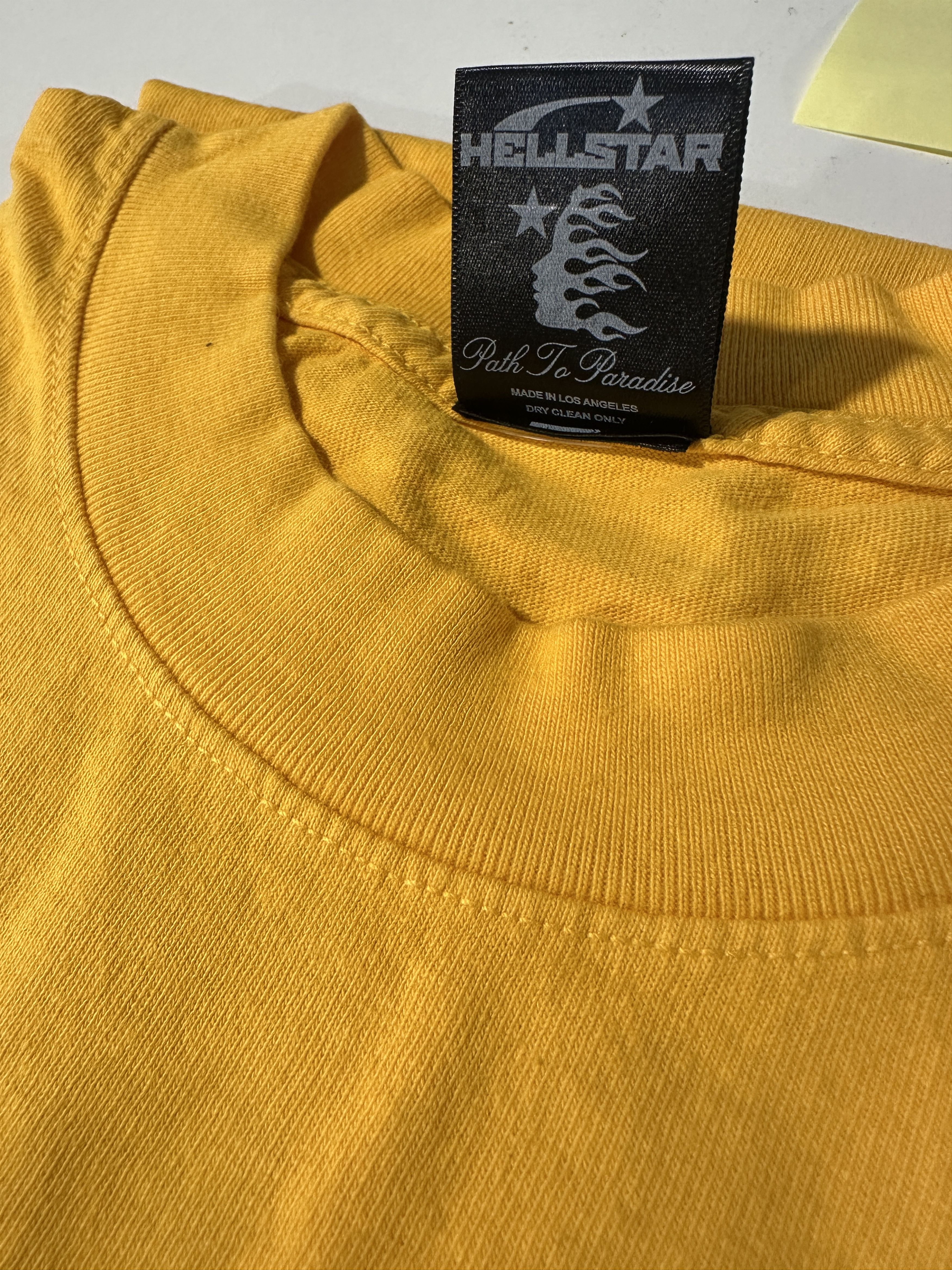 HELLSTAR NEW Hellstar Studios Path To Paradise Tee Yellow Men's Sz M Size US M / EU 48-50 / 2 - 5 Thumbnail