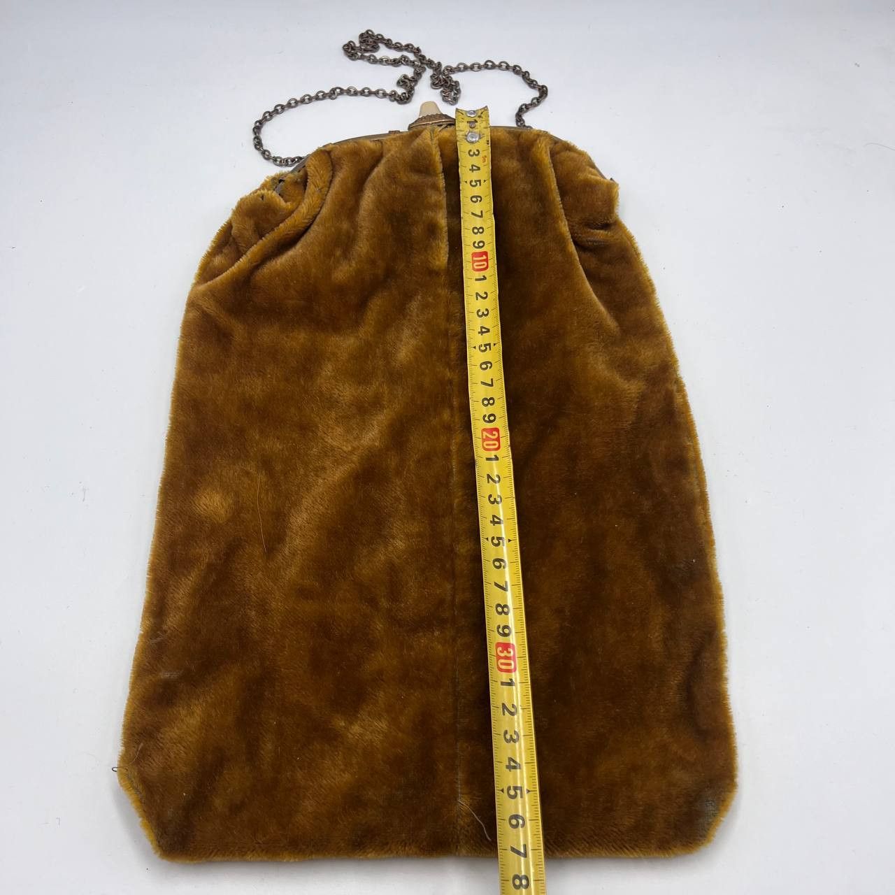 Vintage 1950's Vintage Evening Hand Bag Purce Button Nacre Brass Size ONE SIZE - 4 Thumbnail