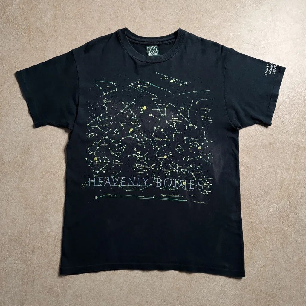 Other Vintage Heavenly Bodies Astronomy T Shirt- L Size US M / EU 48-50 / 2 - 1 Thumbnail