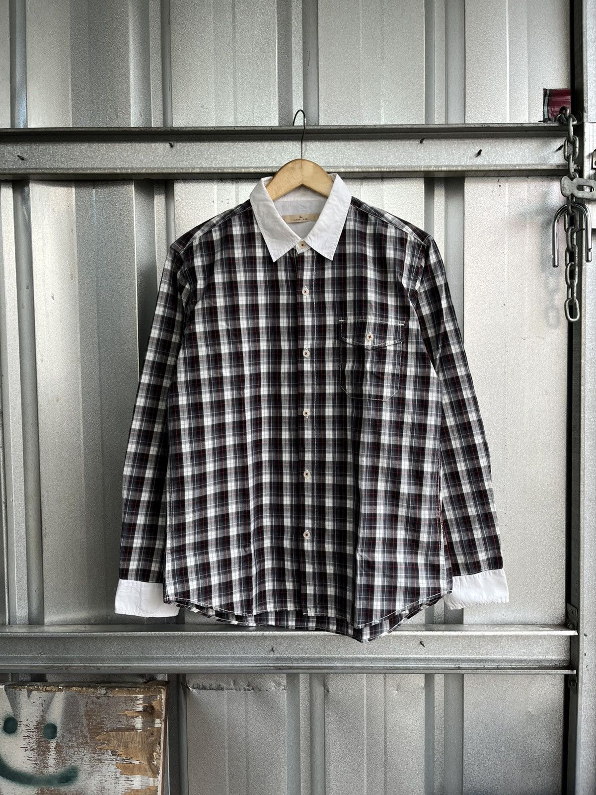 Issey Miyake Global work checkered button shirt Size US L / EU 52-54 / 3 - 1 Thumbnail