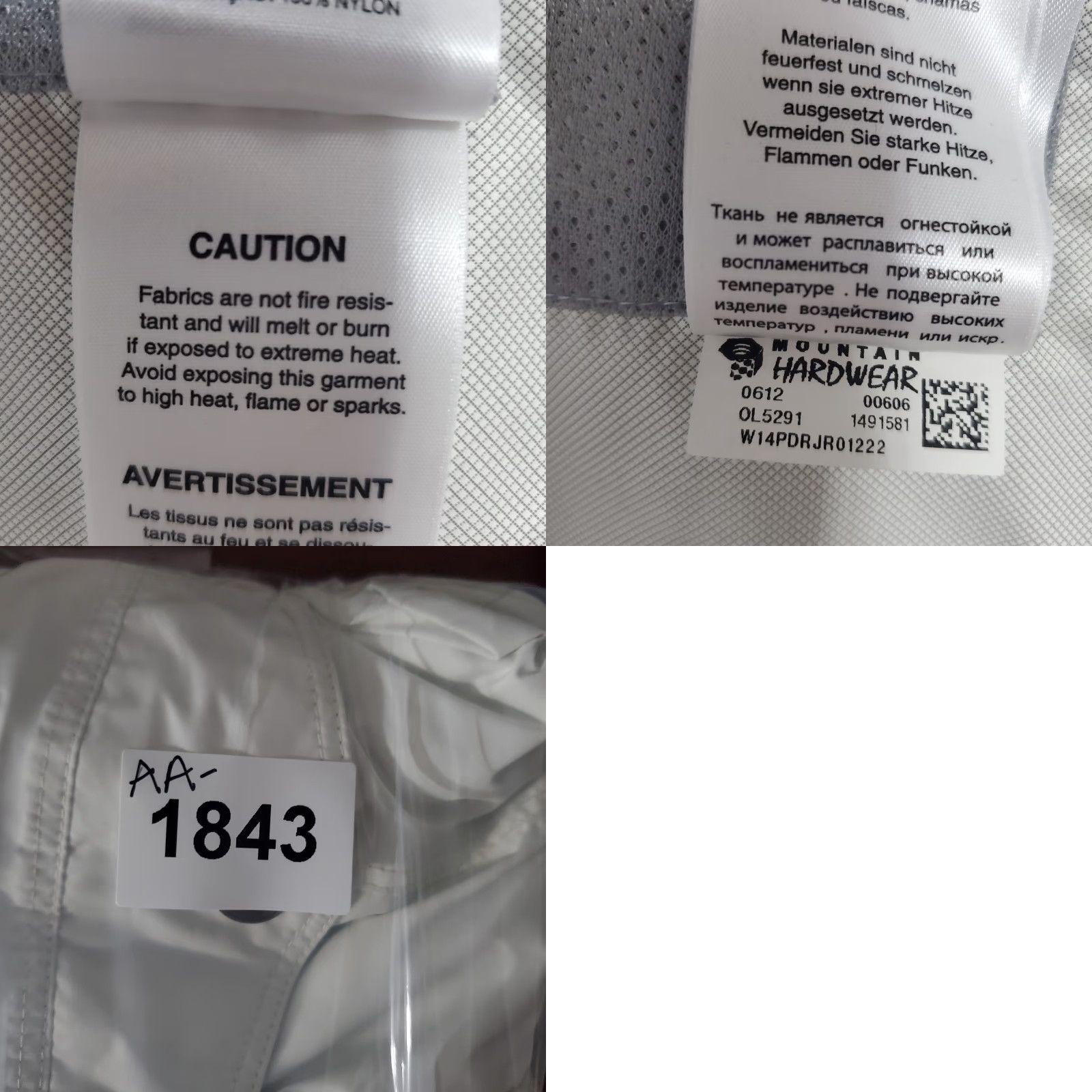 Mountain Hardwear VINTAGE Mountain Hardwear Rain Jacket Women S White Detachable Hood Nylon Soft Shell FLAW Size S / US 4 / IT 40 - 11 Thumbnail
