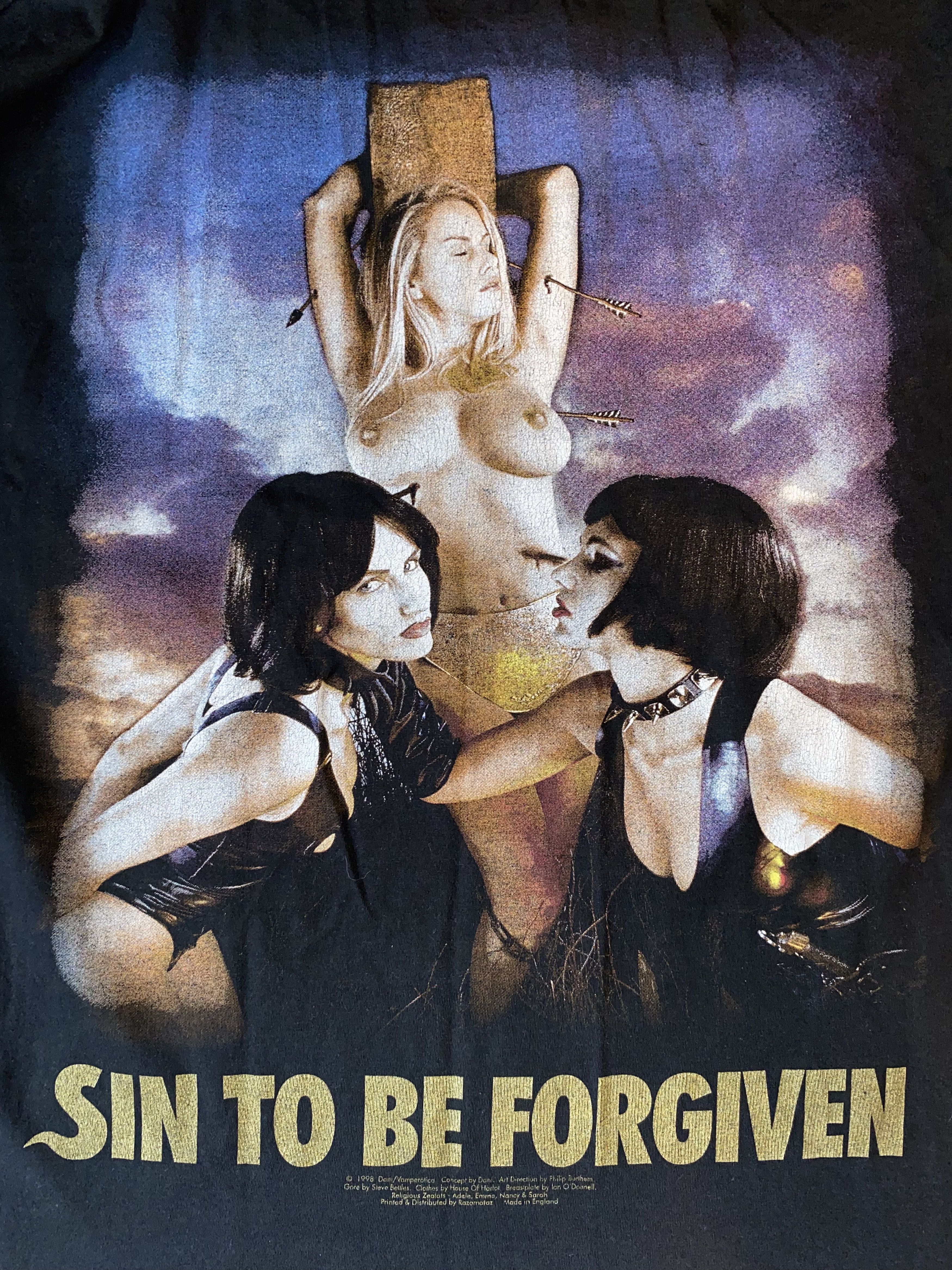 Band Tees × Vintage REAL 1998 Cradle of Filth Sadomasochist Longsleeve L/XL Size US L / EU 52-54 / 3 - 3 Thumbnail