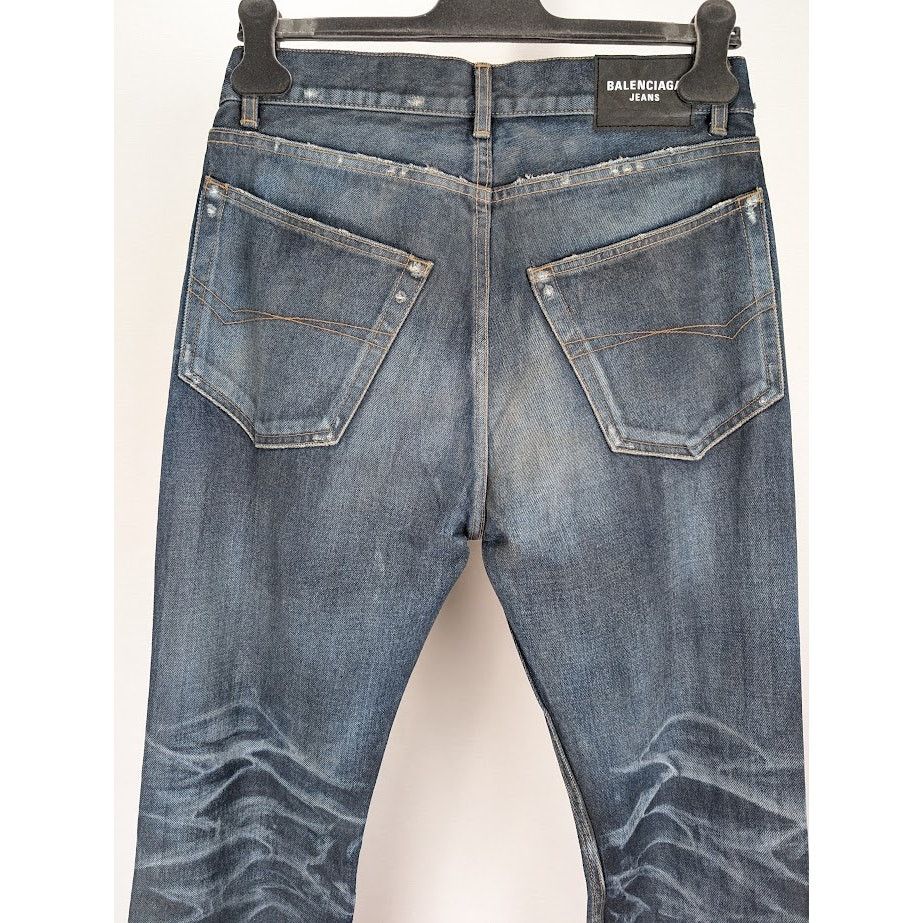 Balenciaga o1rshd1 Normal Fit Pants Organic Japanese Twill in Blue Size US 28 / EU 44 - 11 Thumbnail