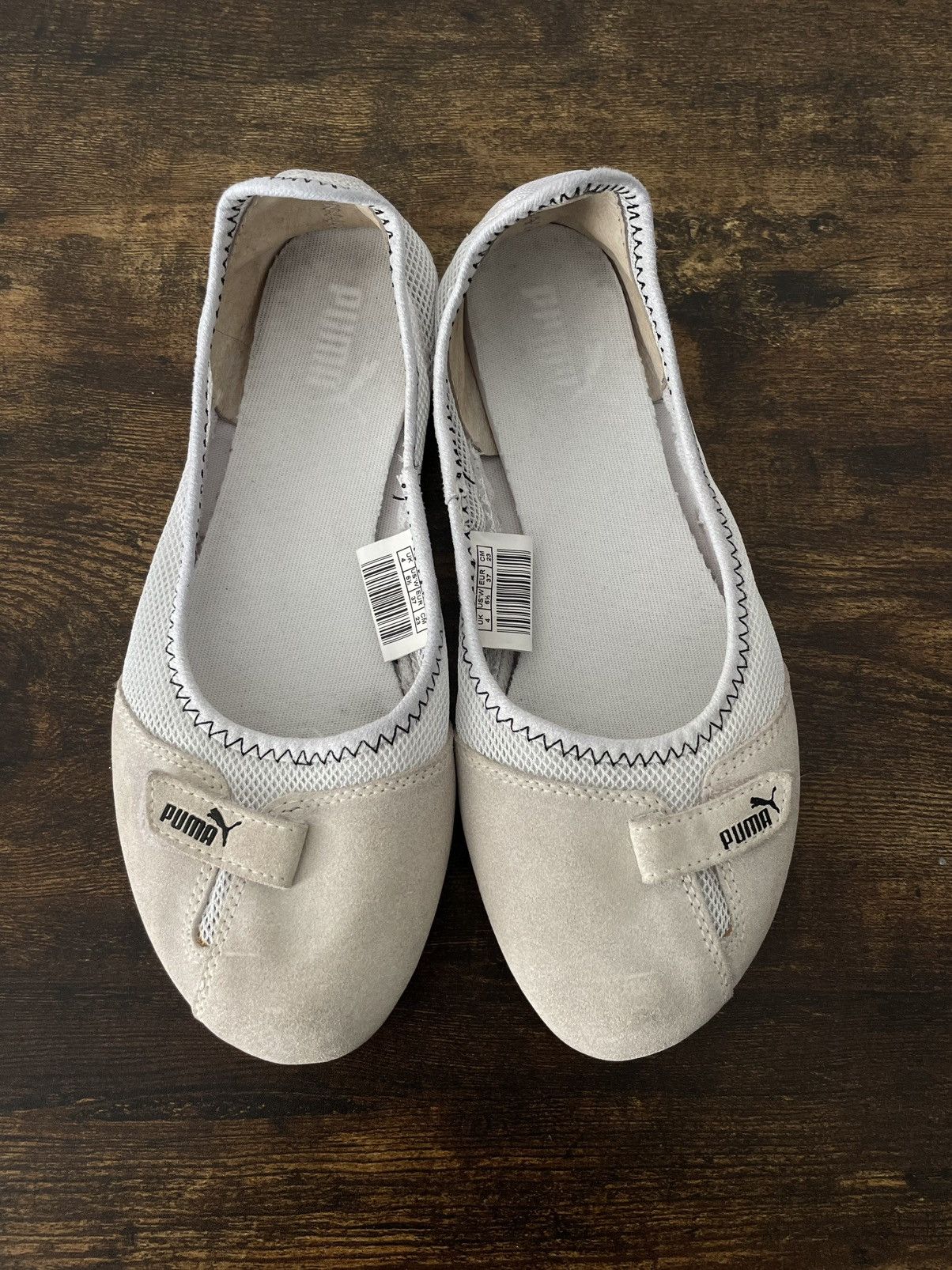 Puma Vintage Y2K Puma Sabadella Flat Ballet Suede Shoes Rare Size US 7 / IT 37 - 2 Thumbnail