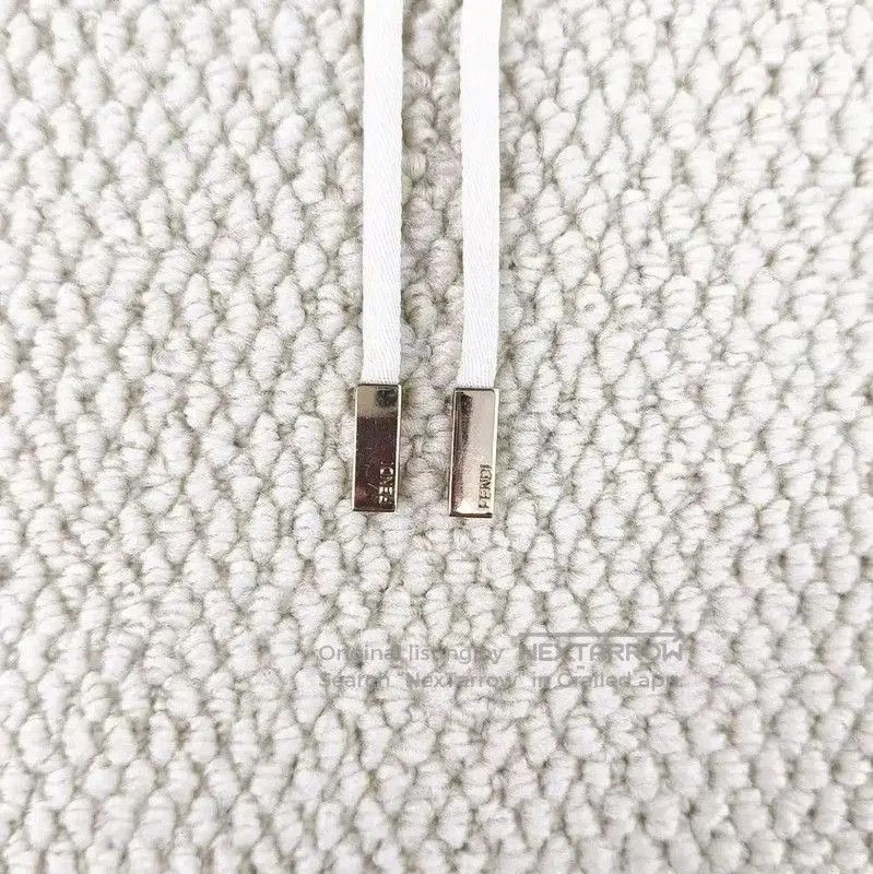 Fendi Fendi White Cotton Hoody for Women . Size M / US 6-8 / IT 42-44 - 4 Thumbnail