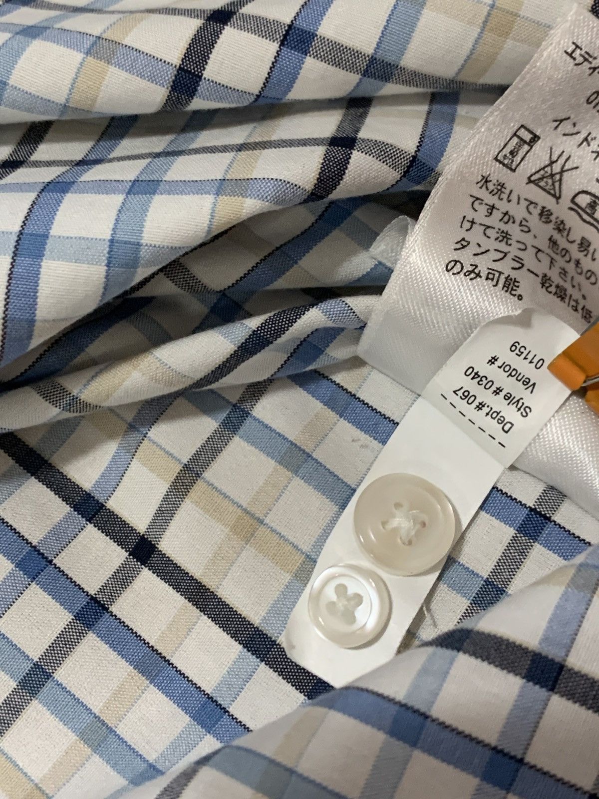 Eddie Bauer SzL-Eddie Bauer Long Sleeve Plaid Button Up Plaid Size US L / EU 52-54 / 3 - 16 Thumbnail