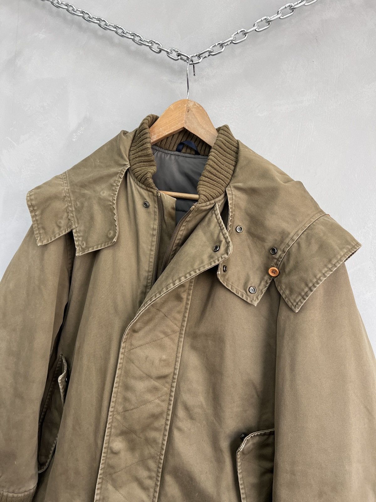 Japanese Brand × Kenzo Vintage hood japanese canvas KENZO HOMME HOOD JACKET RARE Size US L / EU 52-54 / 3 - 2 Thumbnail