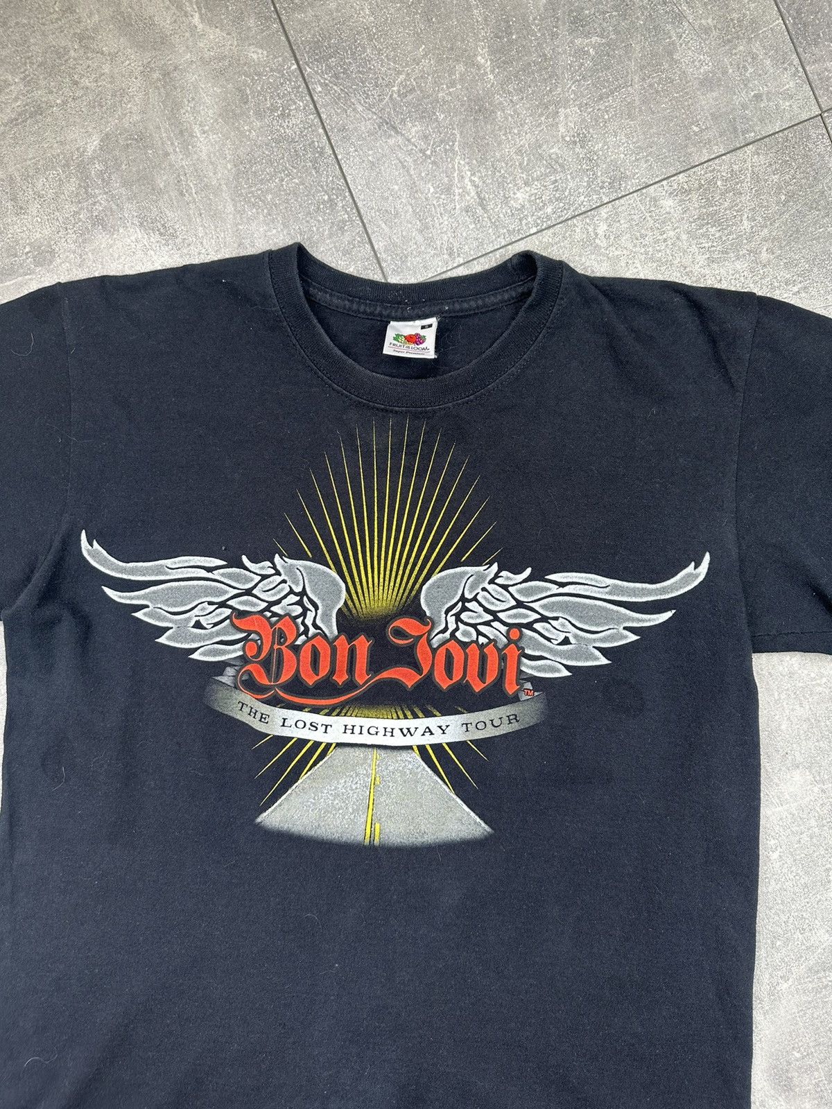 Fruit Of The Loom Bon Jovi 2007 The Lost Highway Tour Tee Size US S / EU 44-46 / 1 - 5 Thumbnail
