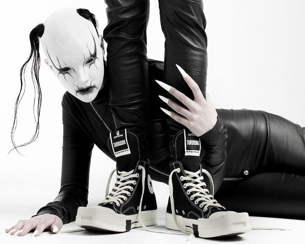 Converse × Rick Owens Drkshdw Rick Owens DRKSHDW X Converse TURBODRK Chuck 70 Sneakers Size US 5.5 / IT 35.5 - 9 Thumbnail