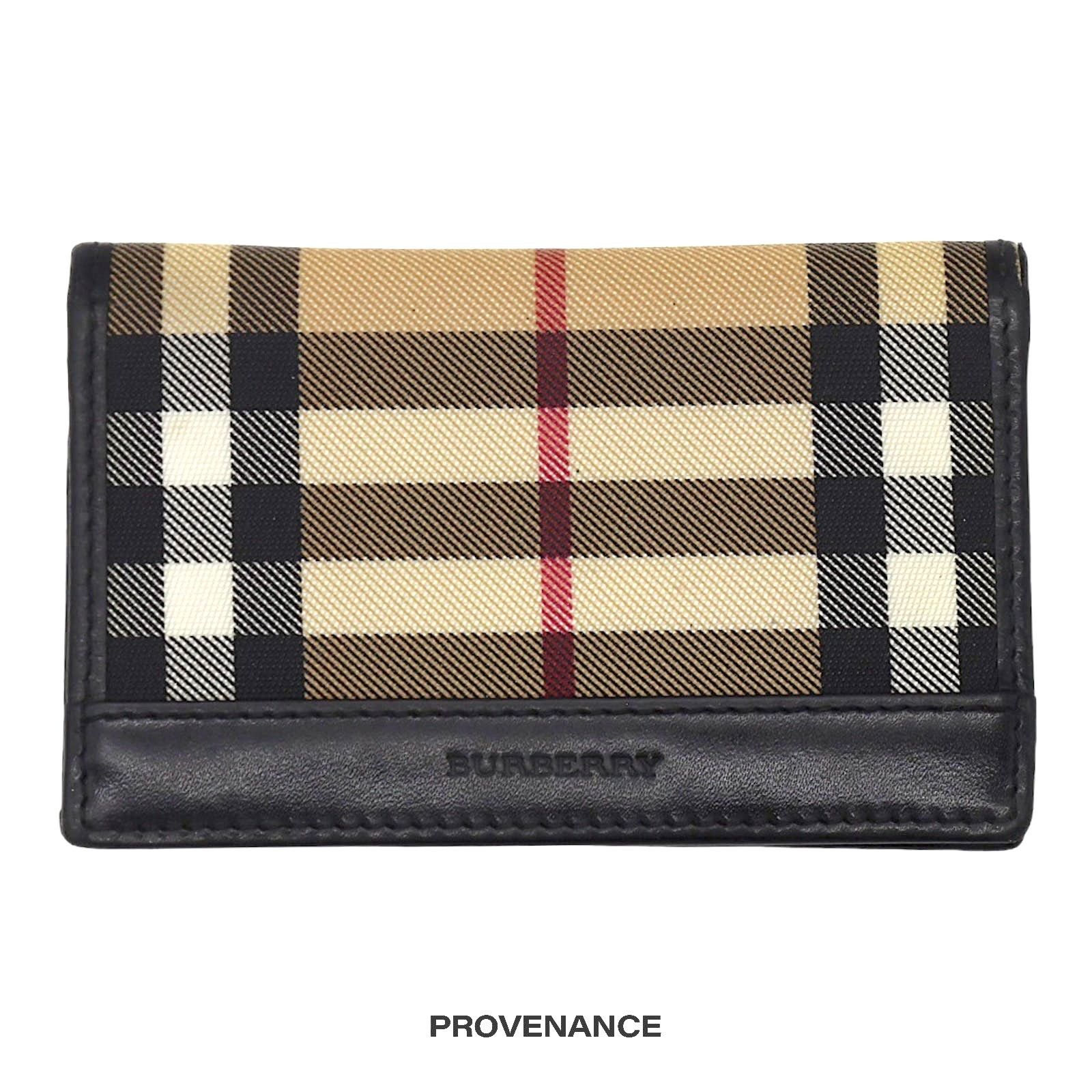 Burberry 🔴 Burberry ID Pocket Organizer Wallet - Nova Check Size ONE SIZE - 1 Thumbnail