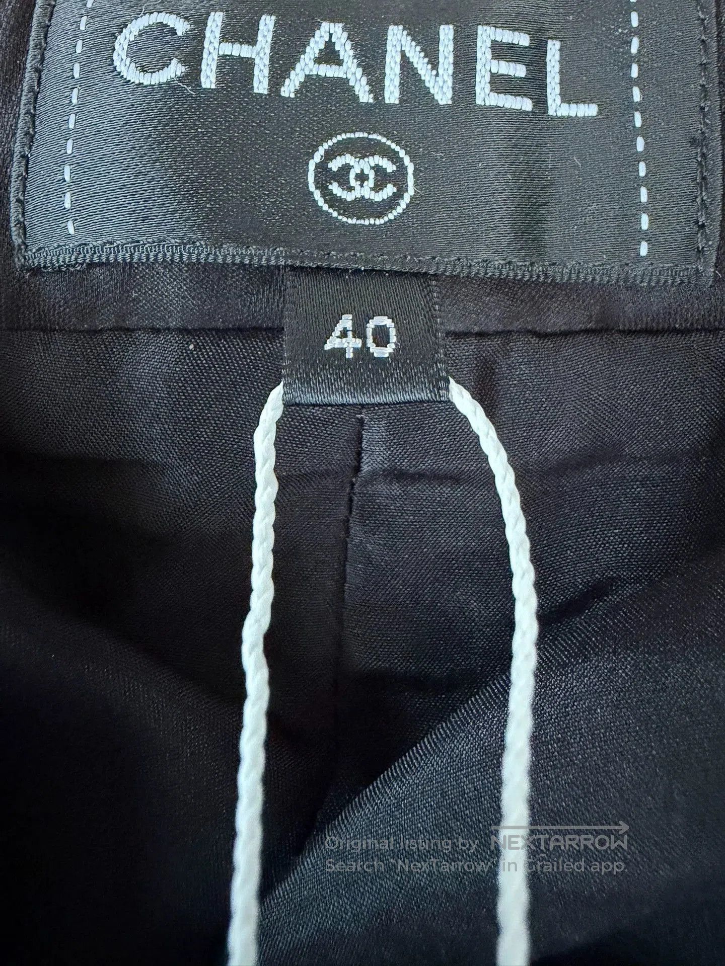 Chanel Chanel 24S CC Logo Wide-Leg Pants. Size US 28 / EU 44 - 4 Thumbnail