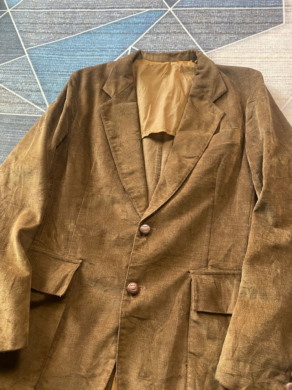 Lee × Vintage Vintage Separate-Lees By Lee Wood Button Brown Jacket Size US S / EU 44-46 / 1 - 2 Thumbnail