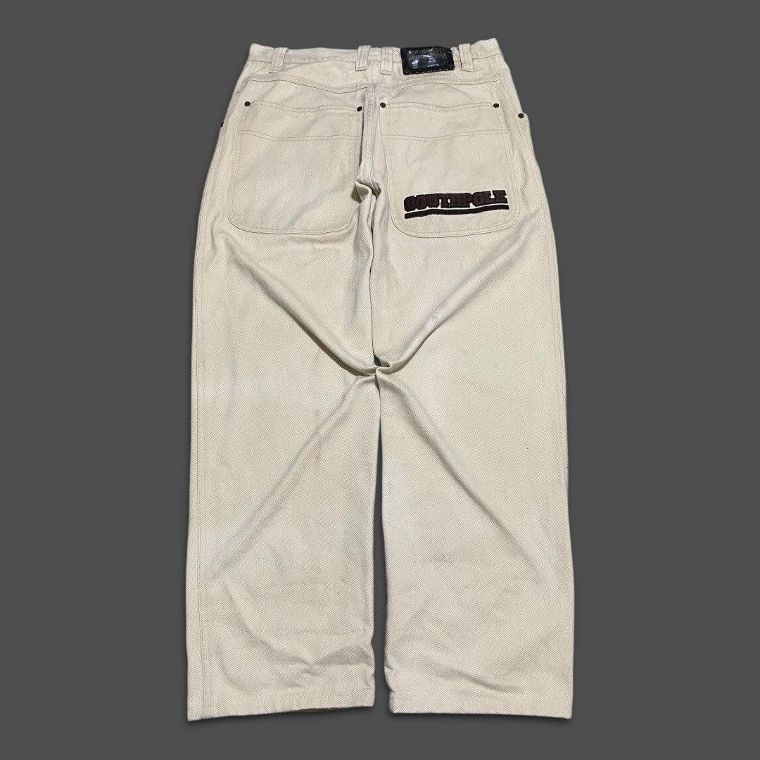 Southpole Y2K SOUTHPOLE BAGGY JEANS BEIGE Size US 34 / EU 50 - 1 Thumbnail