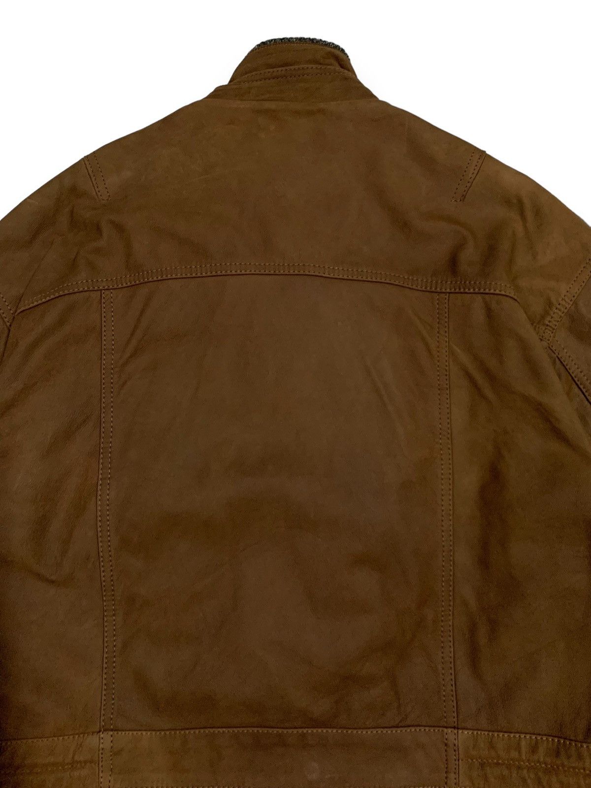 Balmain Vintage Pierre Balmain Paris Utility Cowhide Leather Jacket Size US L / EU 52-54 / 3 - 15 Thumbnail