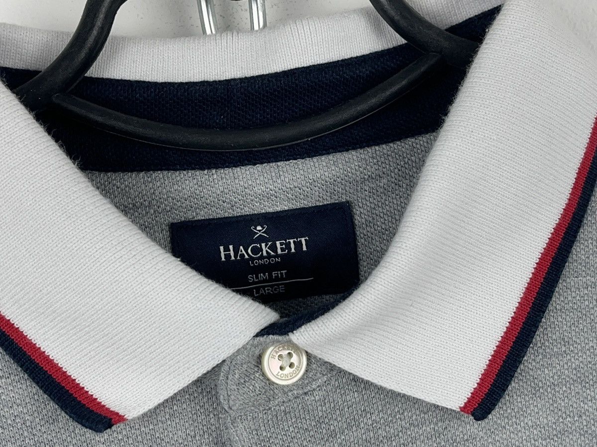 Hackett Hackett London Grey Polo Short Sleeve Shirt Size US L / EU 52-54 / 3 - 4 Thumbnail