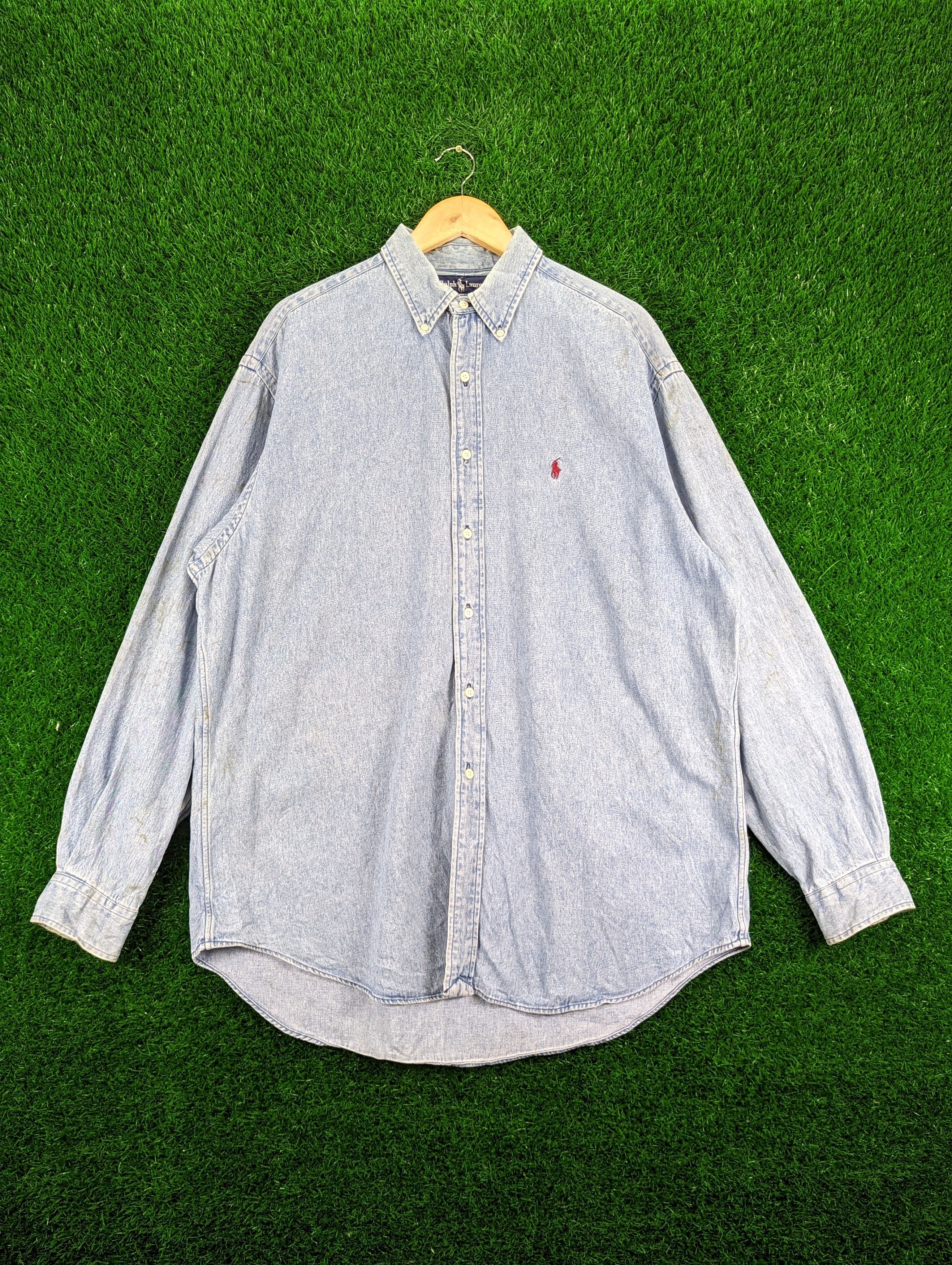 Vintage Ralph Lauren Shirt Button Up Jeans