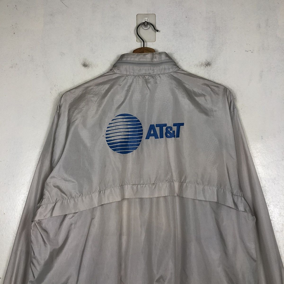 Adidas 📌VINTAGE ADIDAS ZIPPER JACKET RUNNING TEAM AT&T BIG LOGO Size US L / EU 52-54 / 3 - 10 Thumbnail