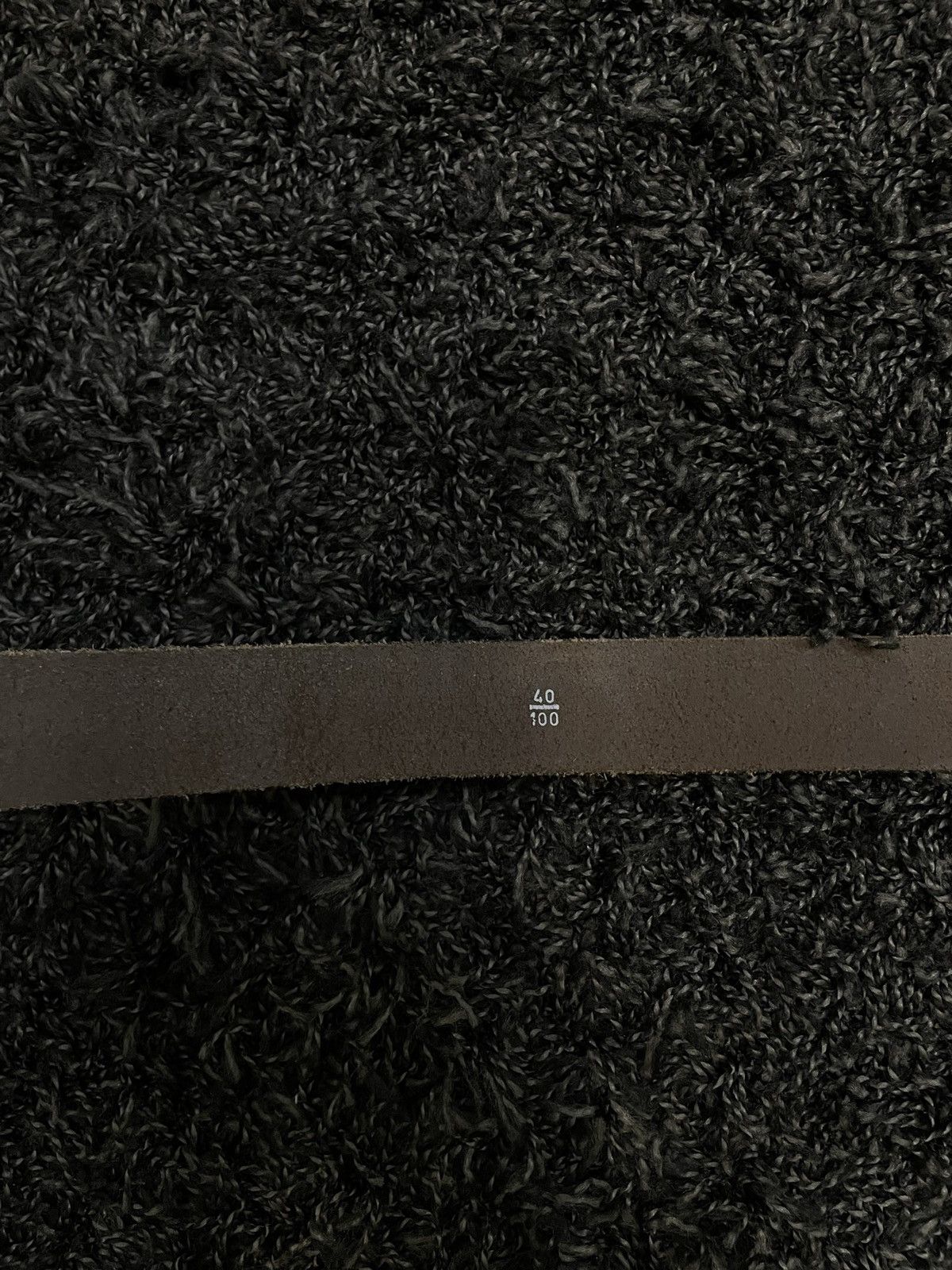 Levi's Vintage 90 s Levi’s made USA leather belt Avant Garde Y2K Size ONE SIZE - 5 Thumbnail
