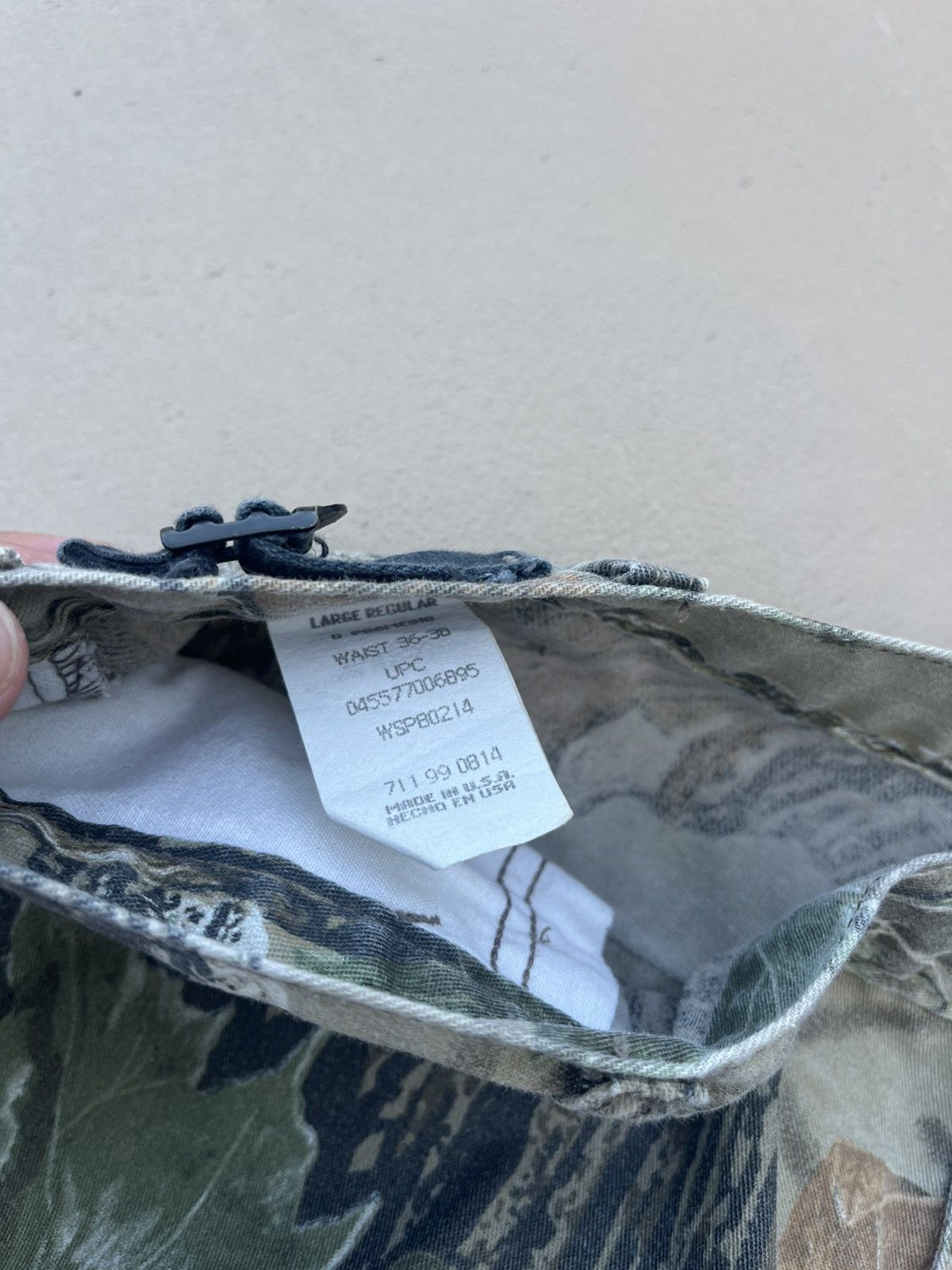 Realtree × Vintage Vintage Realtree Camo Pants L Cargo Made in USA Size US 36 / EU 52 - 5 Thumbnail