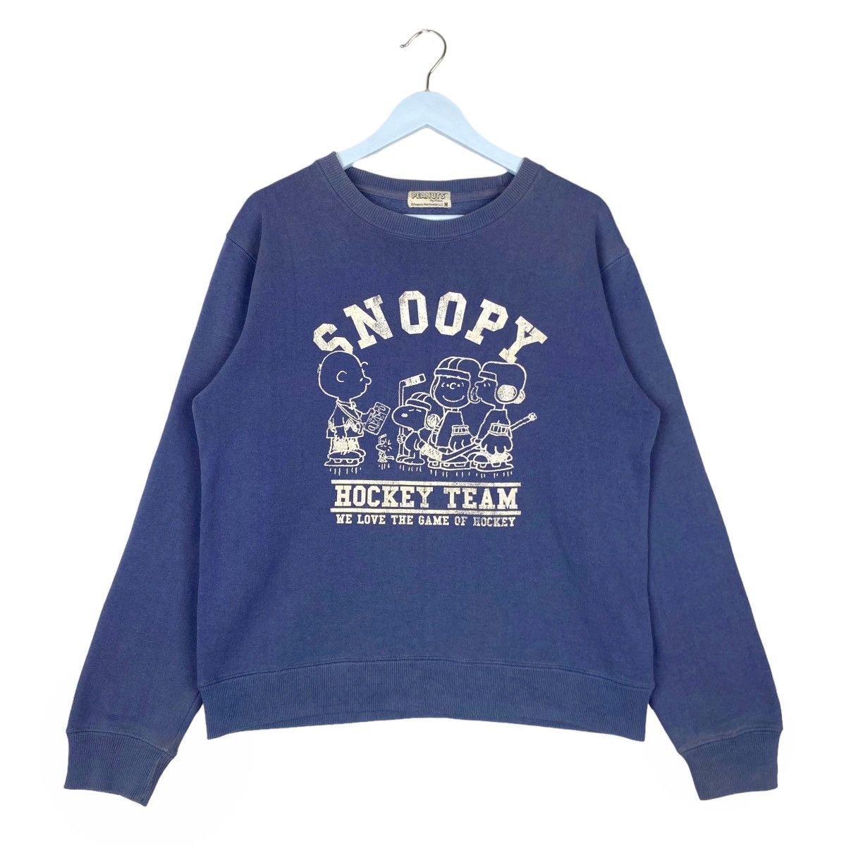 Peanuts × Vintage Vintage Snoopy Hockey Team Printed Crewneck Sweatshirt Blue Size US S / EU 44-46 / 1 - 1 Thumbnail