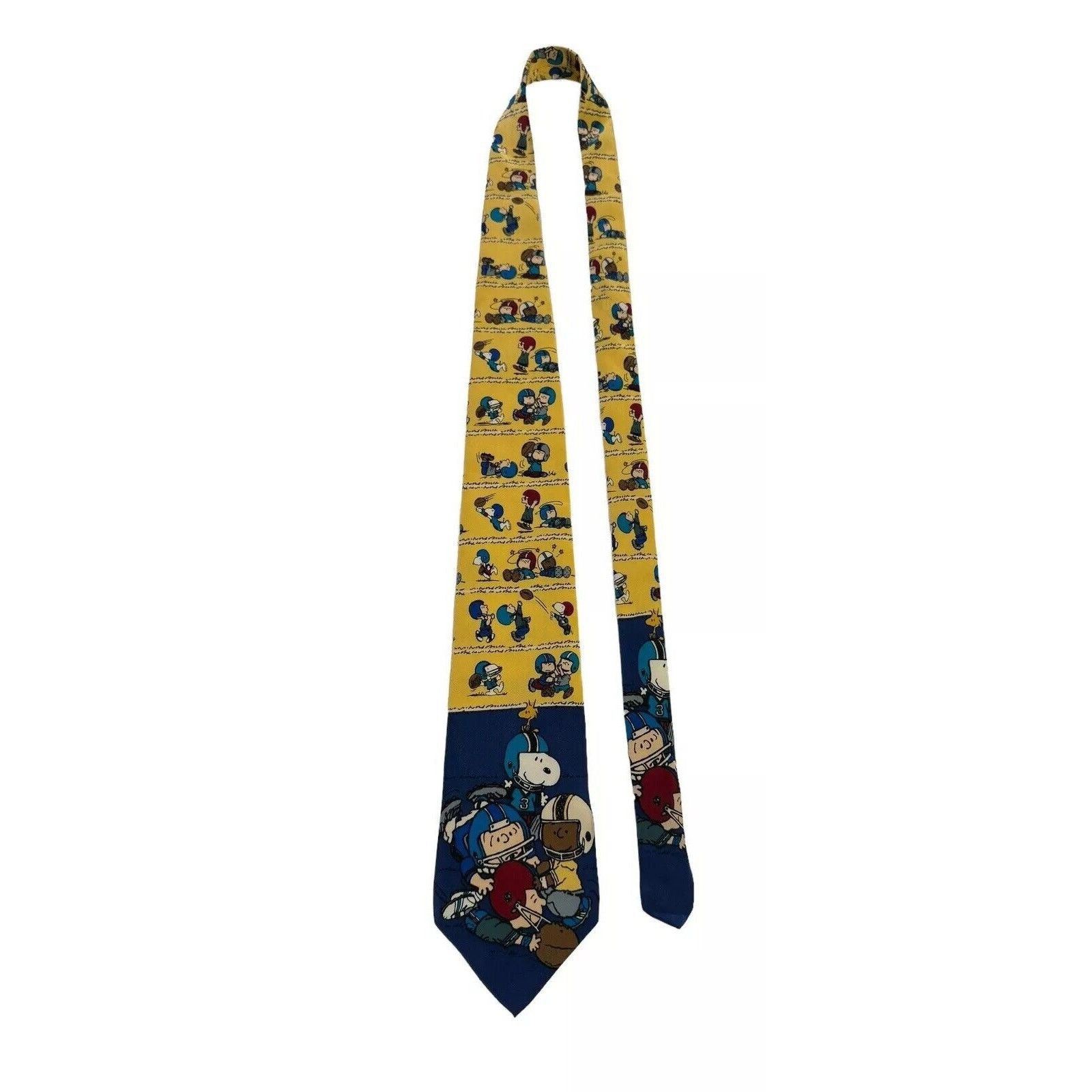 Peanuts Peanuts First Down Football Snoopy Charlie Brown Necktie Size ONE SIZE - 2 Thumbnail