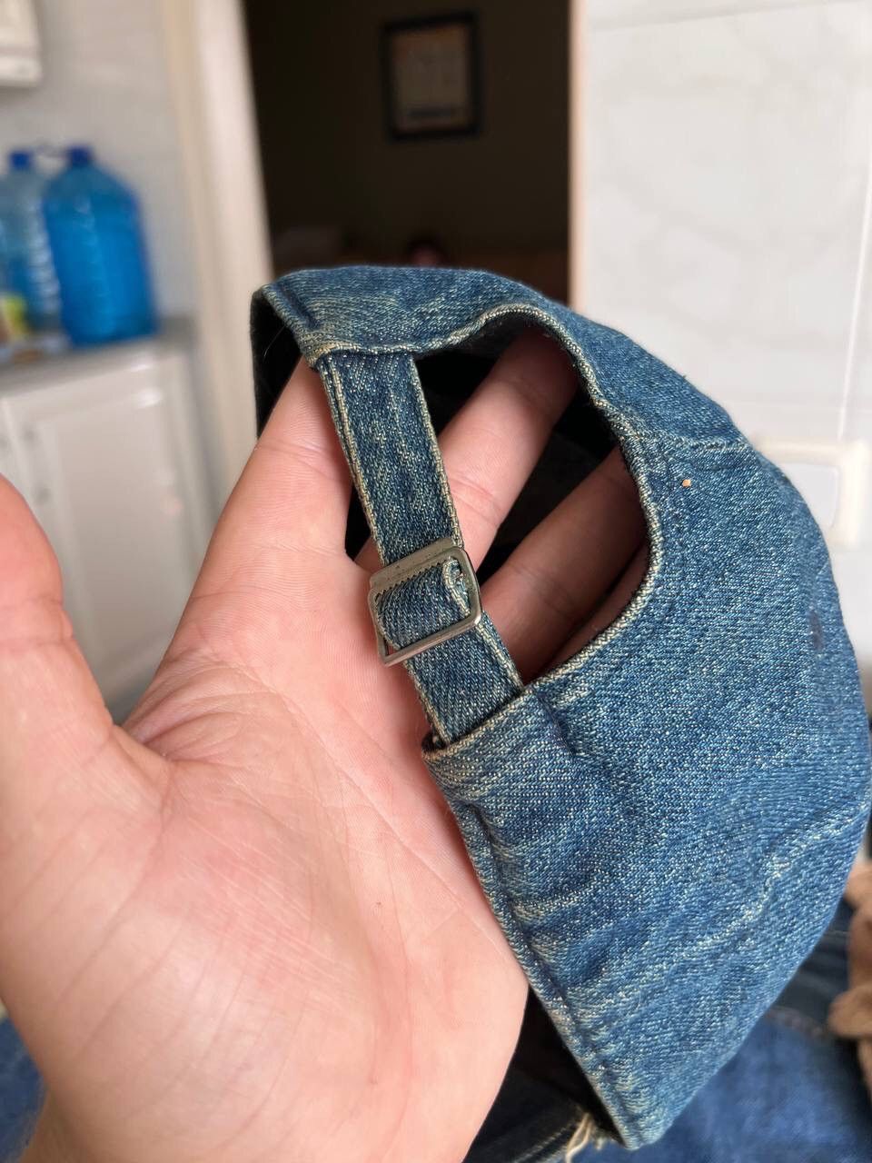 Vintage Vintage 90s US Style Denim Levis Washed Cap Size ONE SIZE - 6 Thumbnail