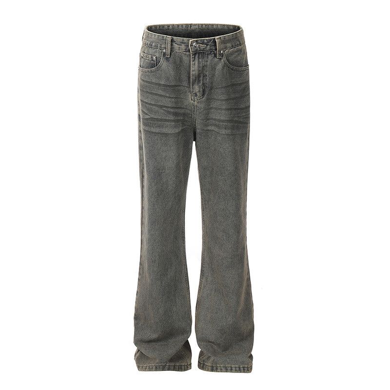 Vintage American retro high street washed straight leg jeans Size US 32 / EU 48 - 1 Thumbnail