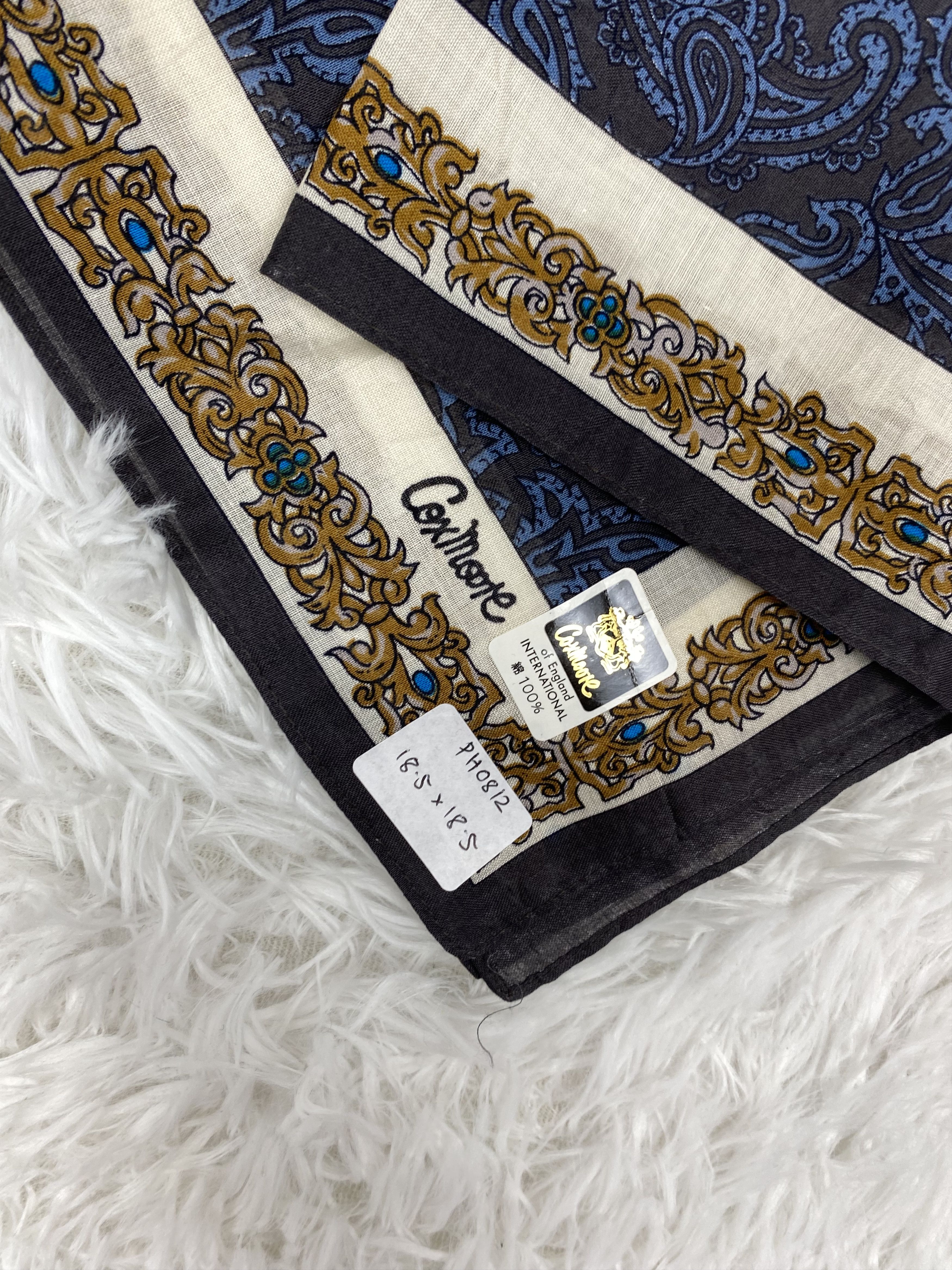 Designer × Vintage Vintage Coxmoore Handkerchief Neckerchief PH0812 Size ONE SIZE - 2 Thumbnail