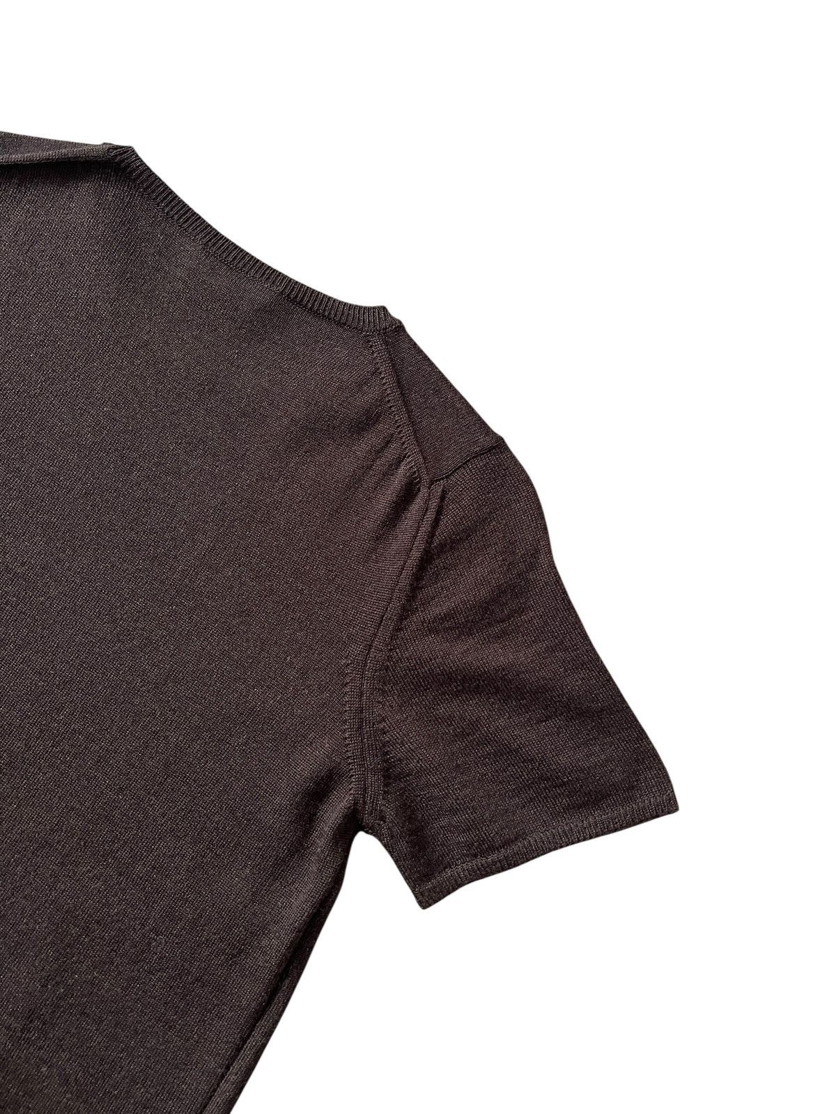 Gucci SS97 Gucci Tom Ford Textured Knit Short Sleeve Tshirt Size S / US 4 / IT 40 - 9 Thumbnail