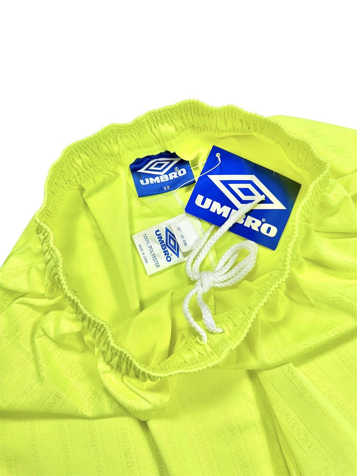 Umbro New! Vintage 90s Umbro Striped Embroidered Neon Size US 30 / EU 46 - 5 Thumbnail