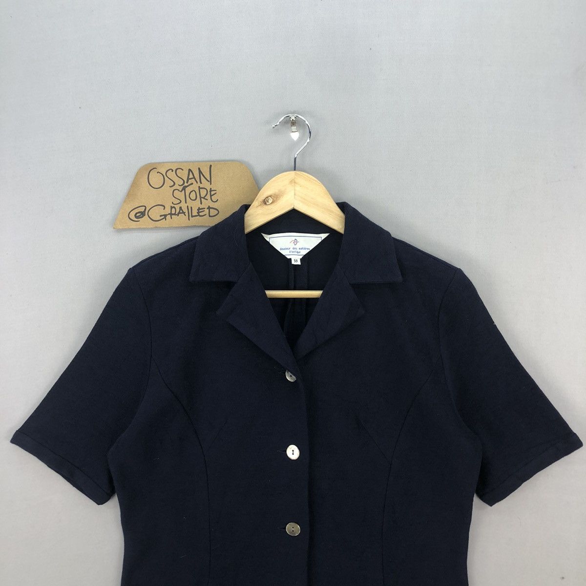 Zephyr 🇯🇵Vintage Zephyr Elastic Button Up Shirt Size S / US 4 / IT 40 - 4 Thumbnail