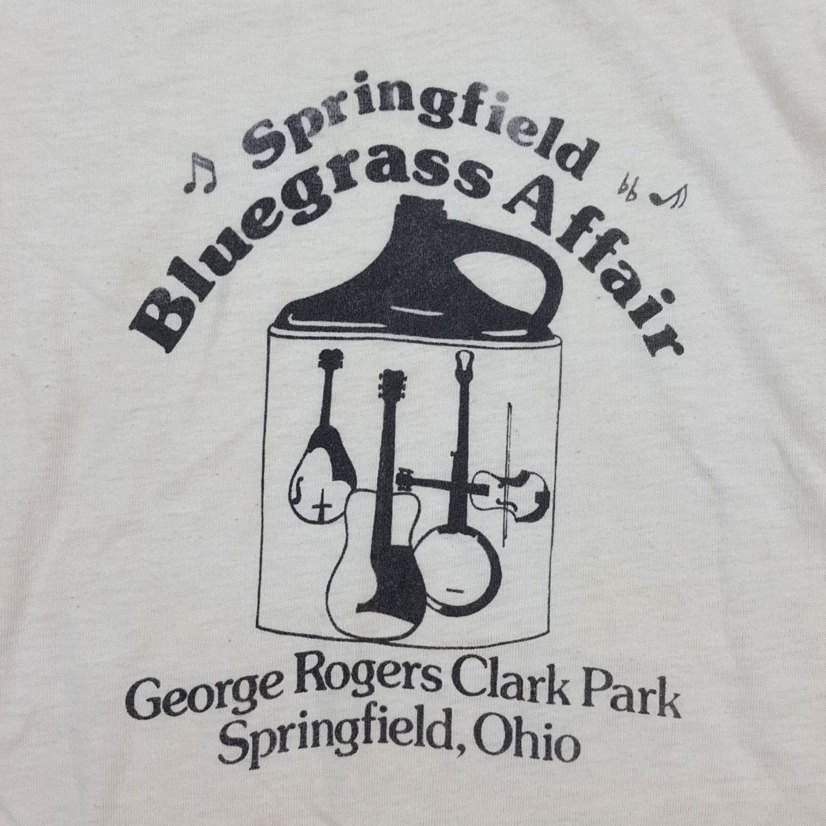Vintage VINTAGE 80s Bluegrass Festival Nike Shirt XS White Crew Neck Short Sleeve Graphic Print USA T Shirt Men Regular Size XS Banjo Country Music Ringer US Size US XS / EU 42 / 0 - 3 Thumbnail