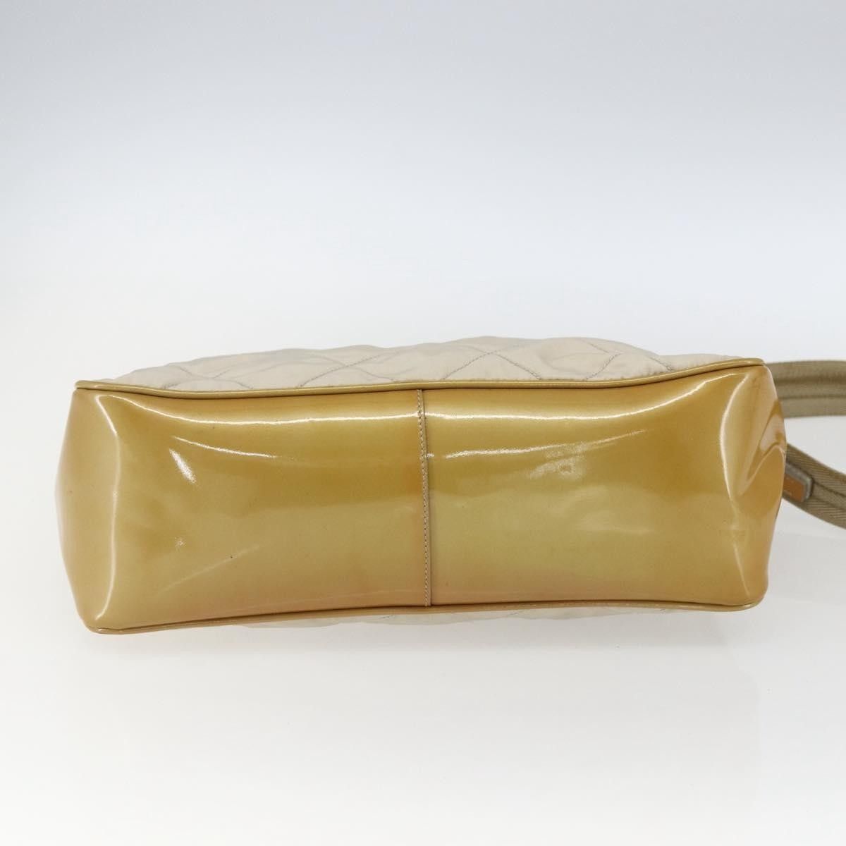 Prada PRADA Shoulder Bag Nylon Yellow Silver Auth 169507 - Jerrill Size ONE SIZE - 9 Thumbnail