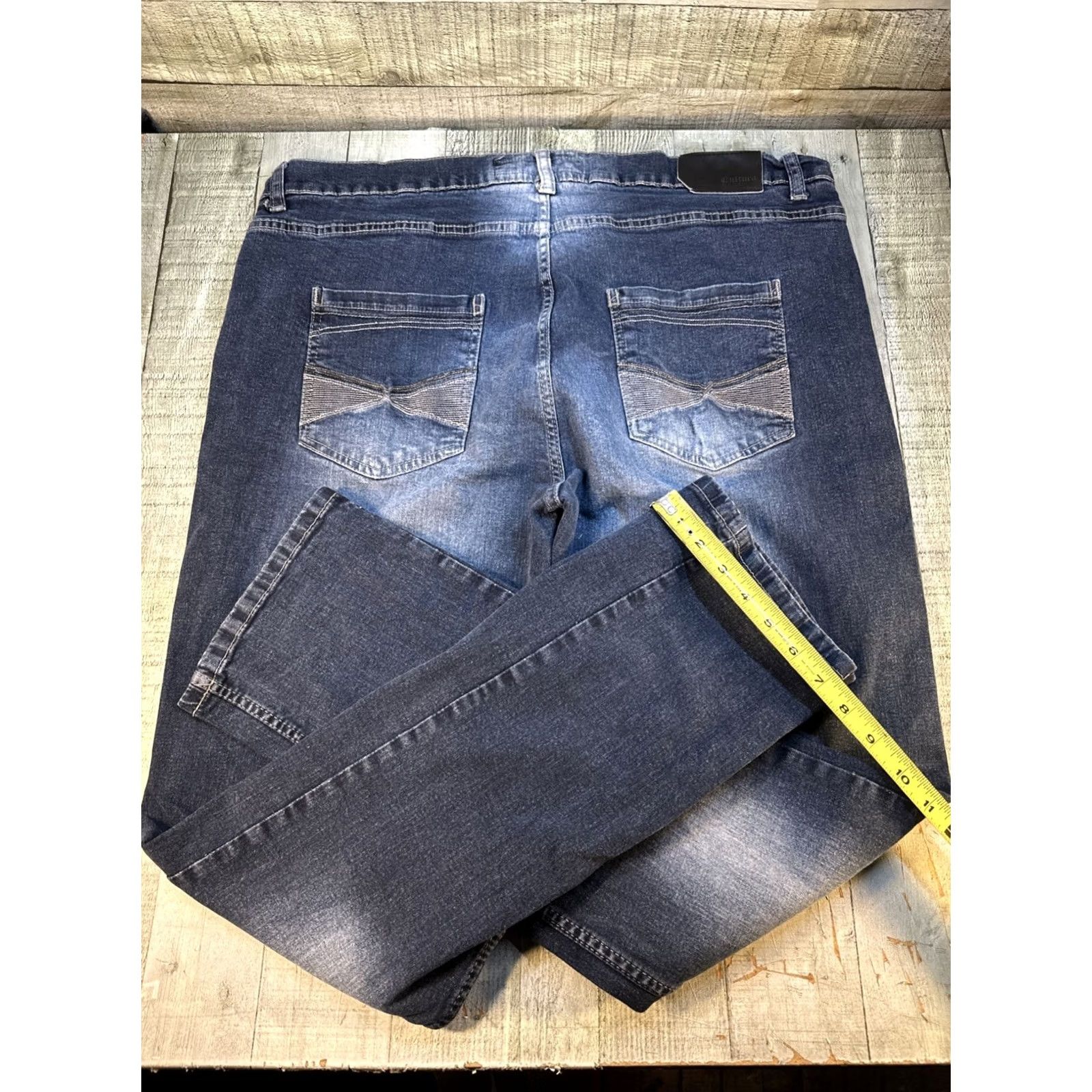 Vintage VINTAGE? Men’s Jeans Cultura New York 42x32 Blue Straight Jeans Mens 42 32 Inseam Blue Size US 42 / EU 58 - 4 Thumbnail