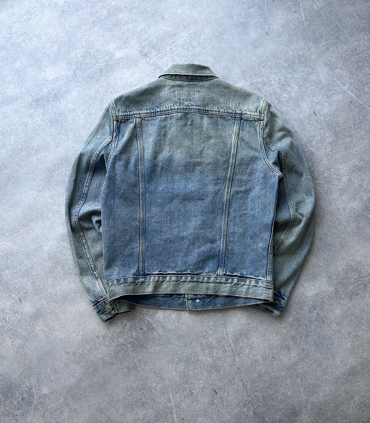 Allsaints Vintage Allsaints Japanese fabric denim jacket mens Size US M / EU 48-50 / 2 - 2 Thumbnail