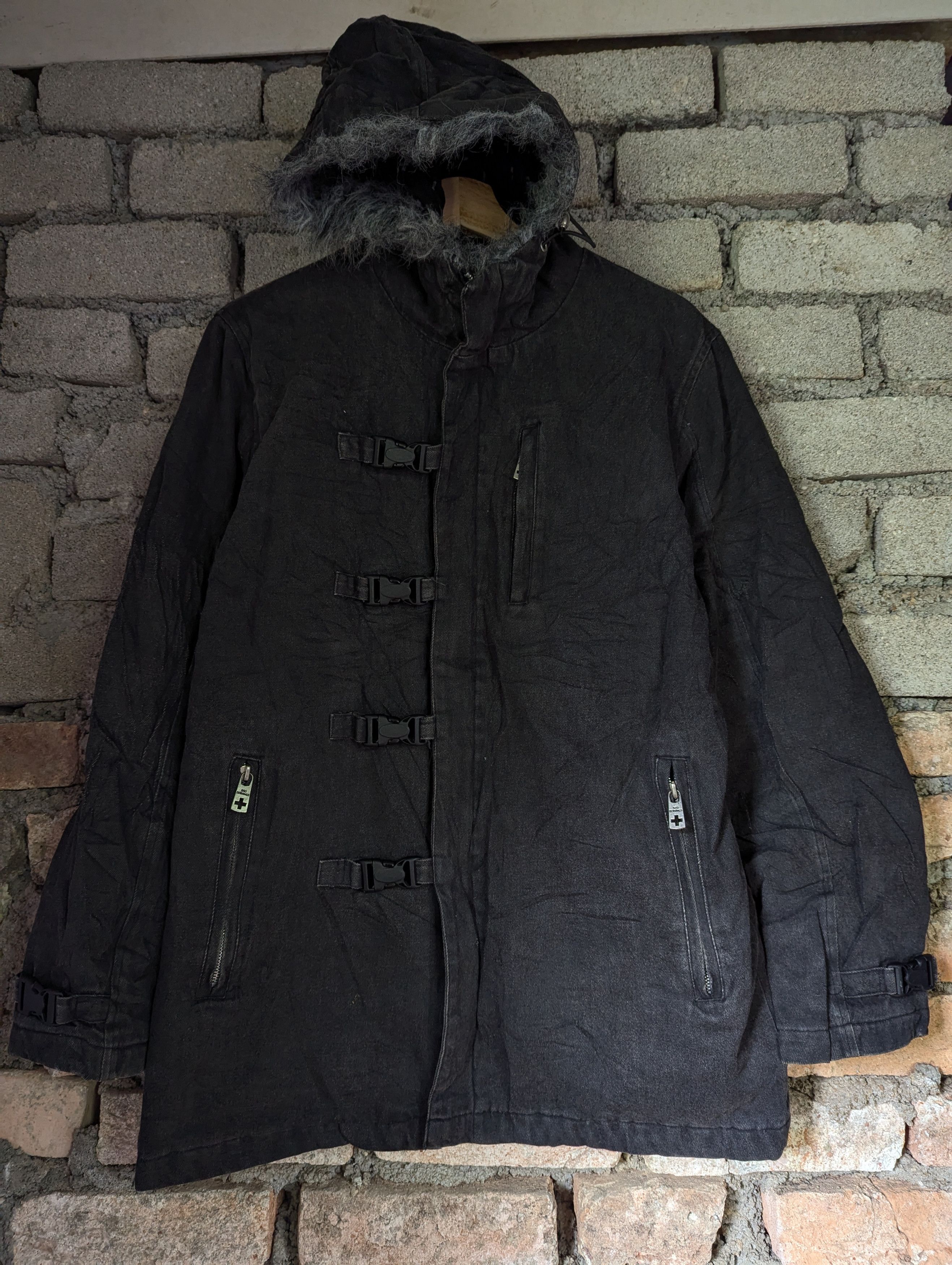 Japanese Brand SHO BERNINGS ANORAK BONDAGE HOODIE Size US L / EU 52-54 / 3 - 3 Thumbnail