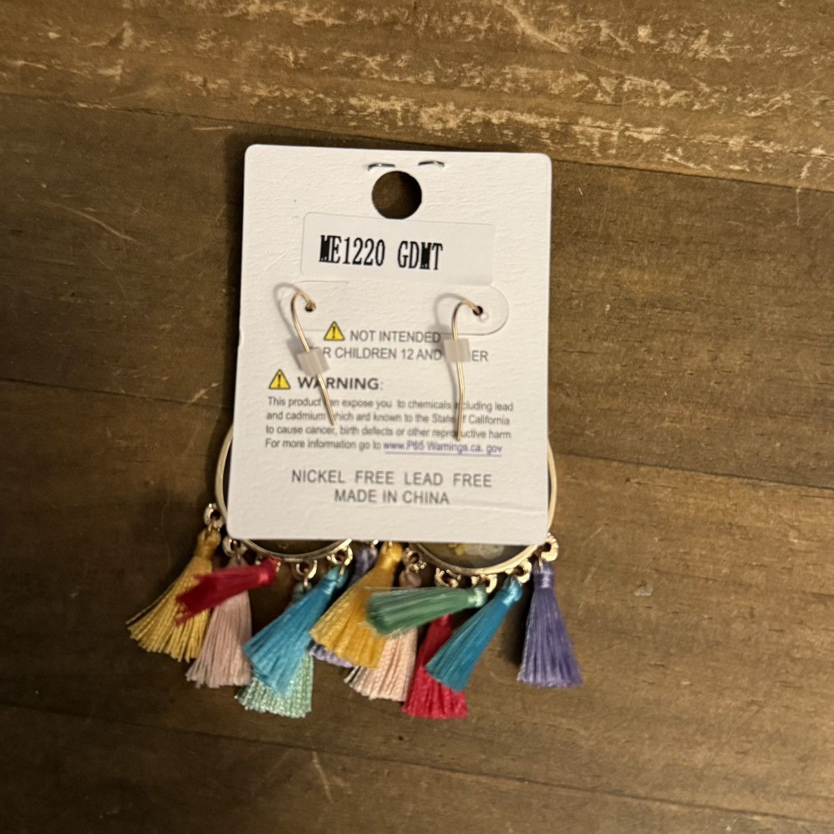 Other LuLu LaLa dried flowers glass multicolor tassel earrings Size ONE SIZE - 6 Thumbnail