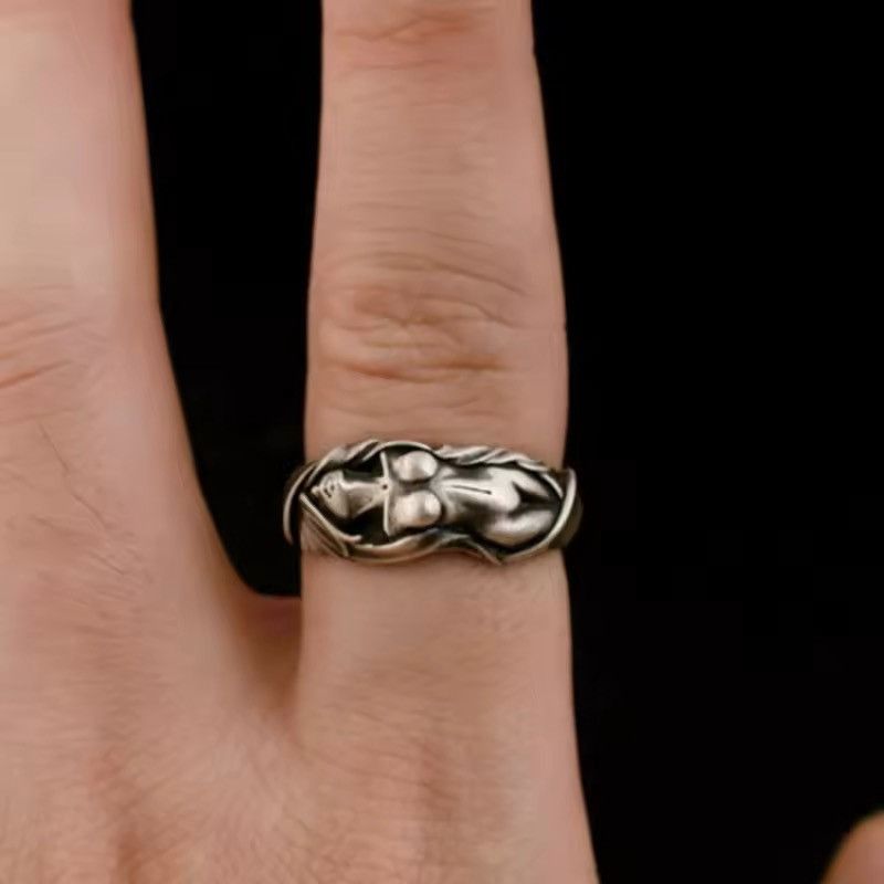 Jewelry Nude Women Retro Ring Size ONE SIZE - 5 Thumbnail