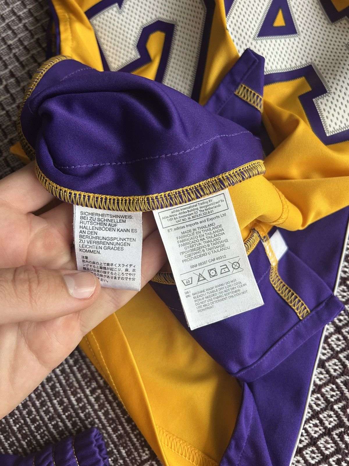 Adidas Adidas Lakers 24 NBA Bryant Jersey & Shorts Sportswear Kids Size US XS / EU 42 / 0 - 12 Thumbnail