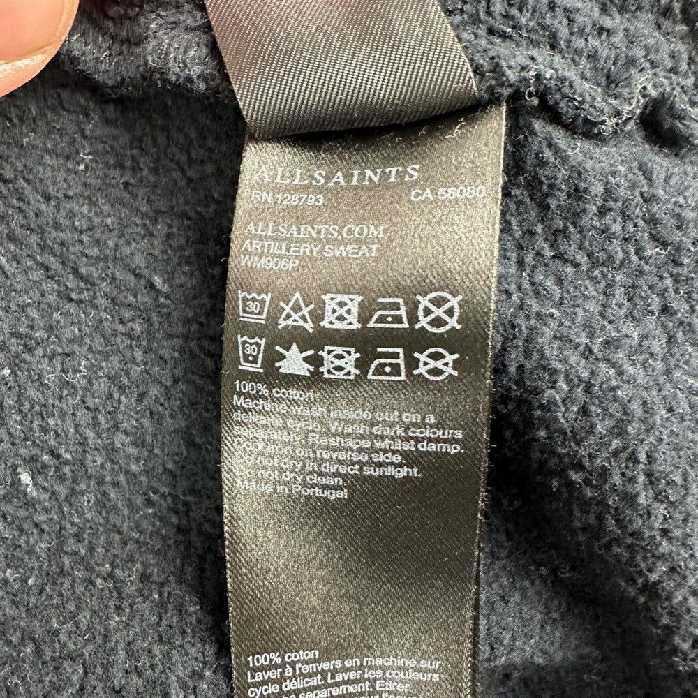 Allsaints AllSaints Black 1/4 Zip Artillery Sweatshirt Women’s Size X Size XS / US 0-2 / IT 36-38 - 4 Thumbnail